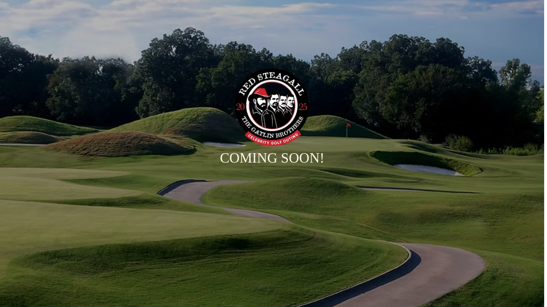 website screenshot of https://redsteagallcelebritygolf.com/