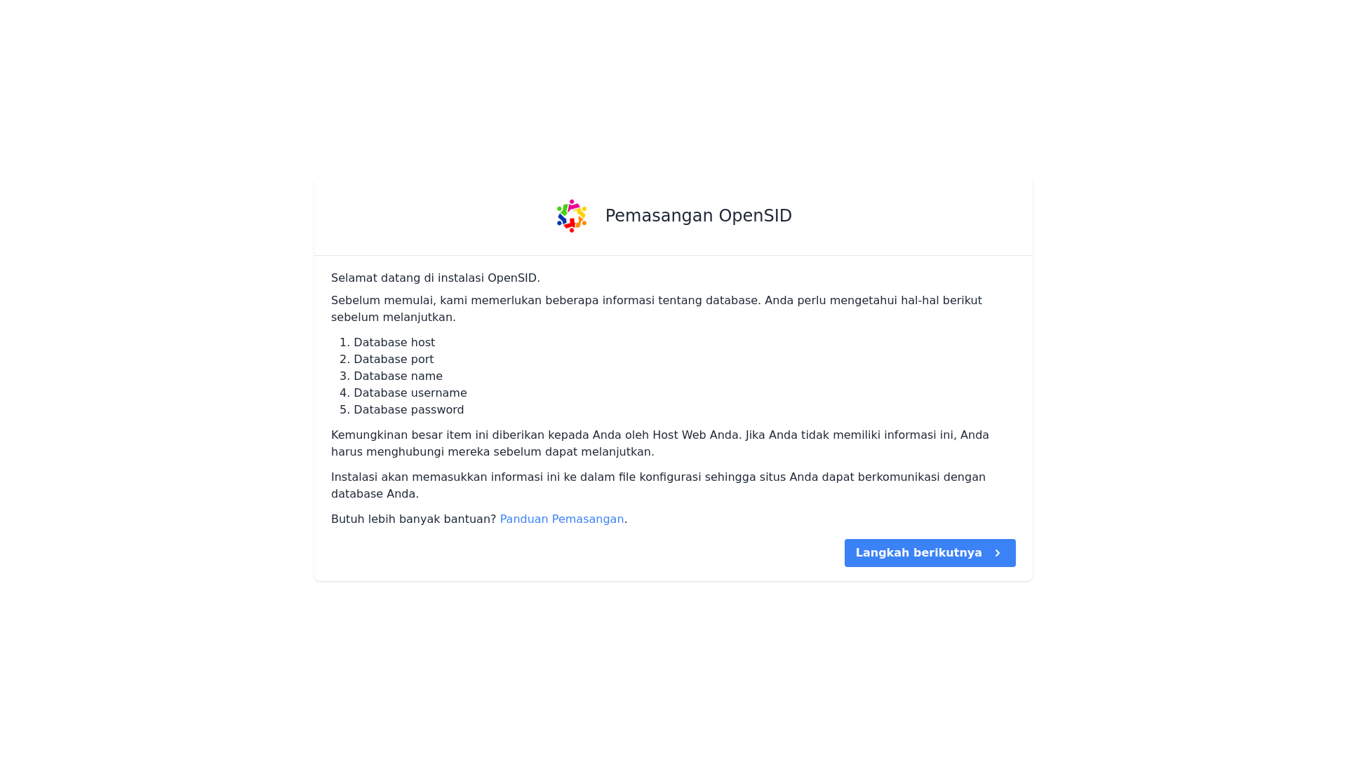 website screenshot of https://desawalando.web.id/