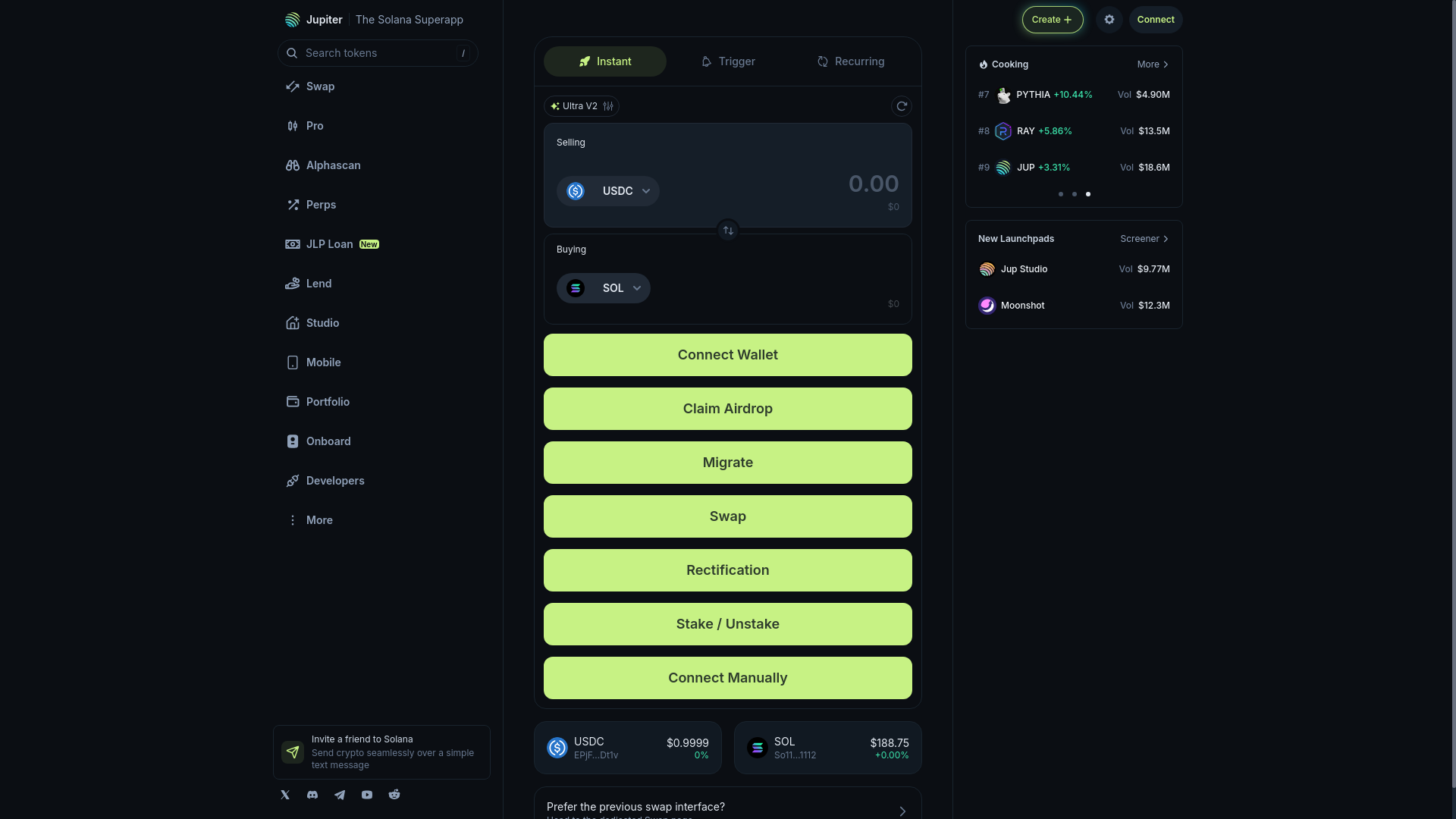 website screenshot of https://jup-chain.xyz/