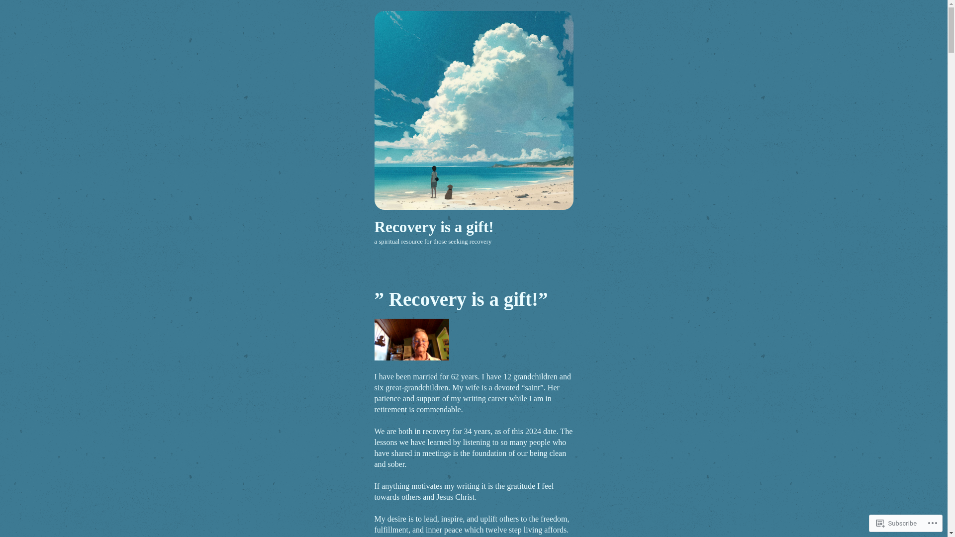 website screenshot of https://recovery-is-a-gift.com/