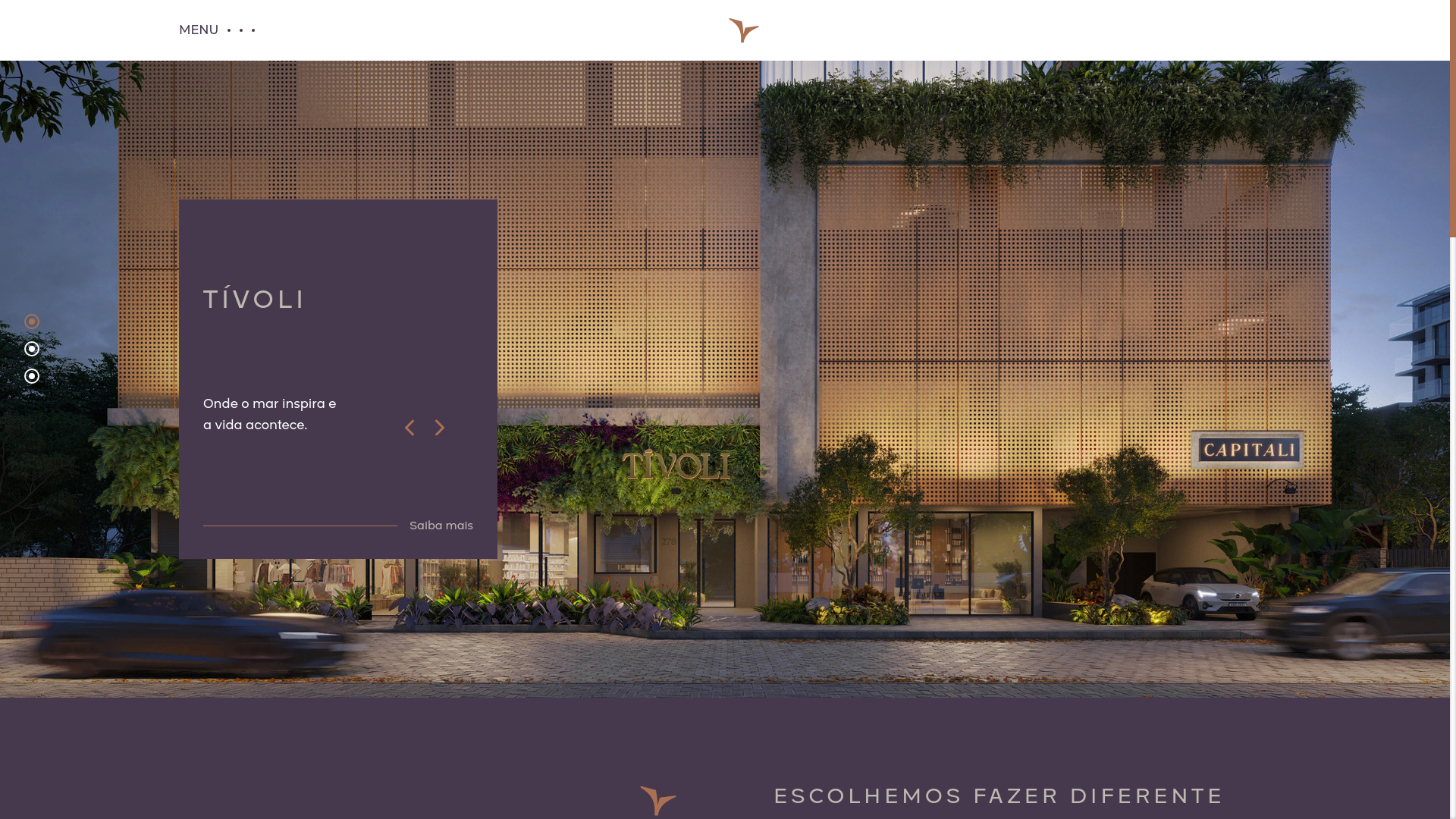 website screenshot of https://construirparasentir.com.br/
