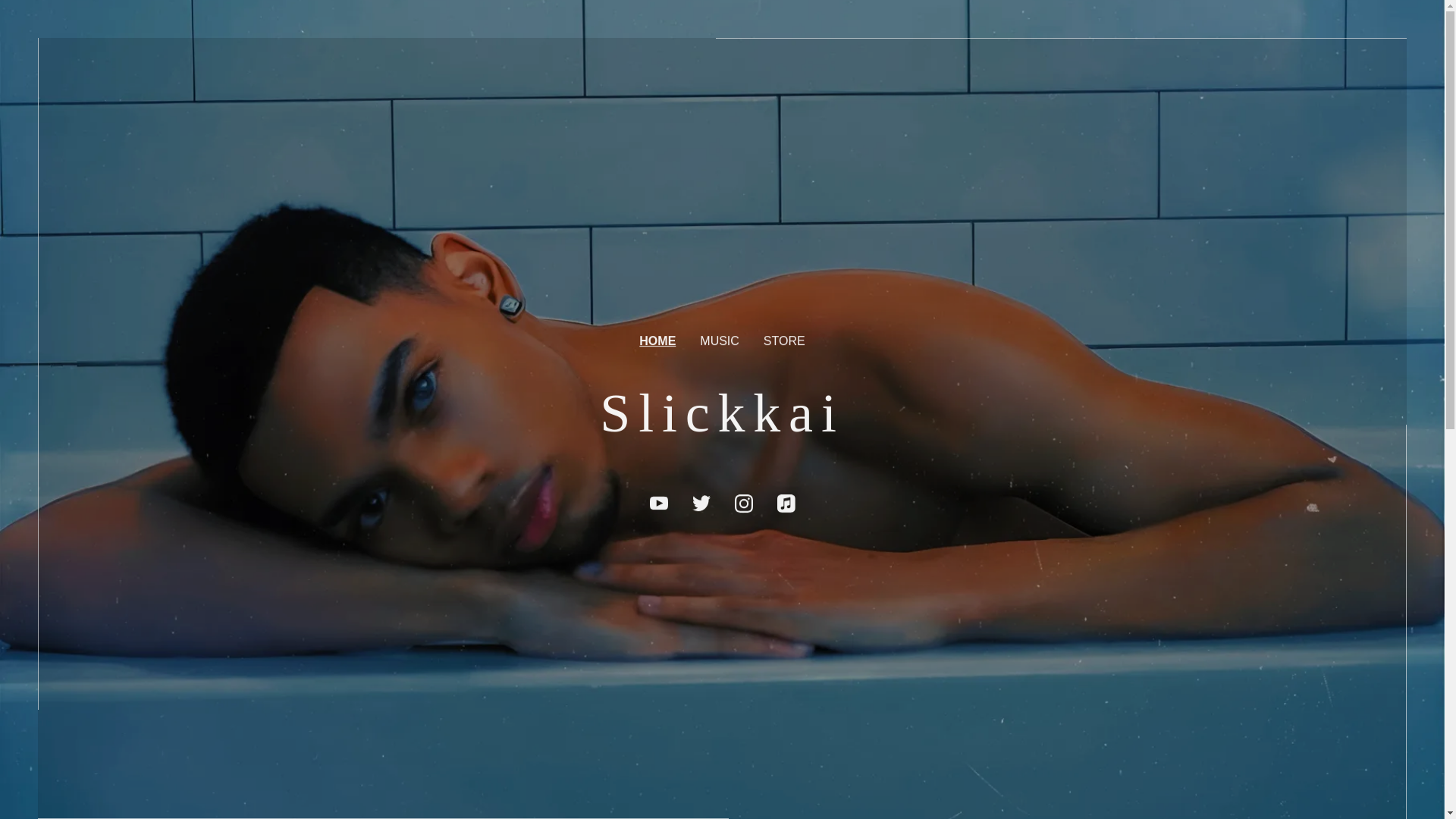 website screenshot of https://officialslickkai.com/