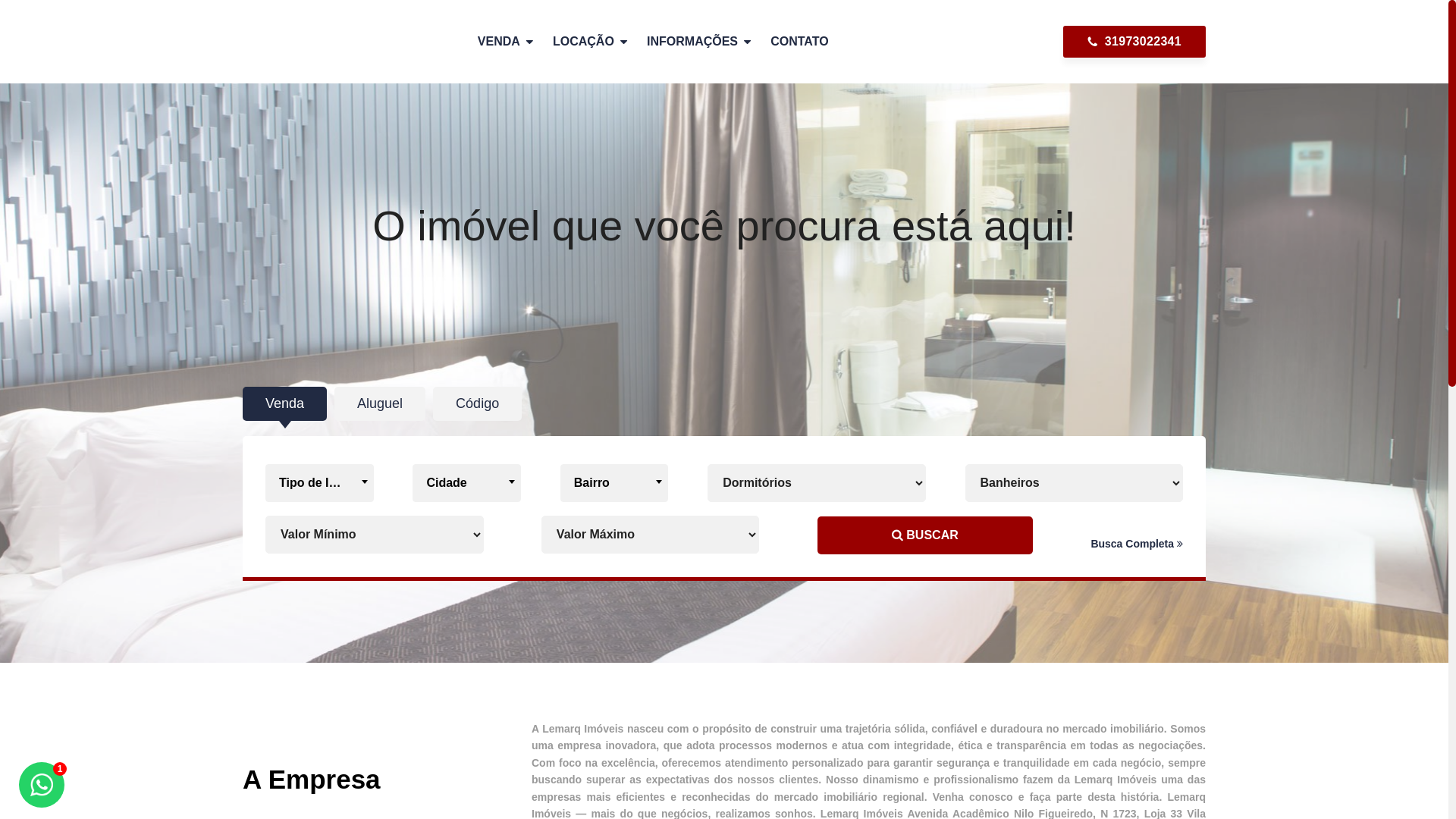 website screenshot of https://lemarqimoveis.com.br/
