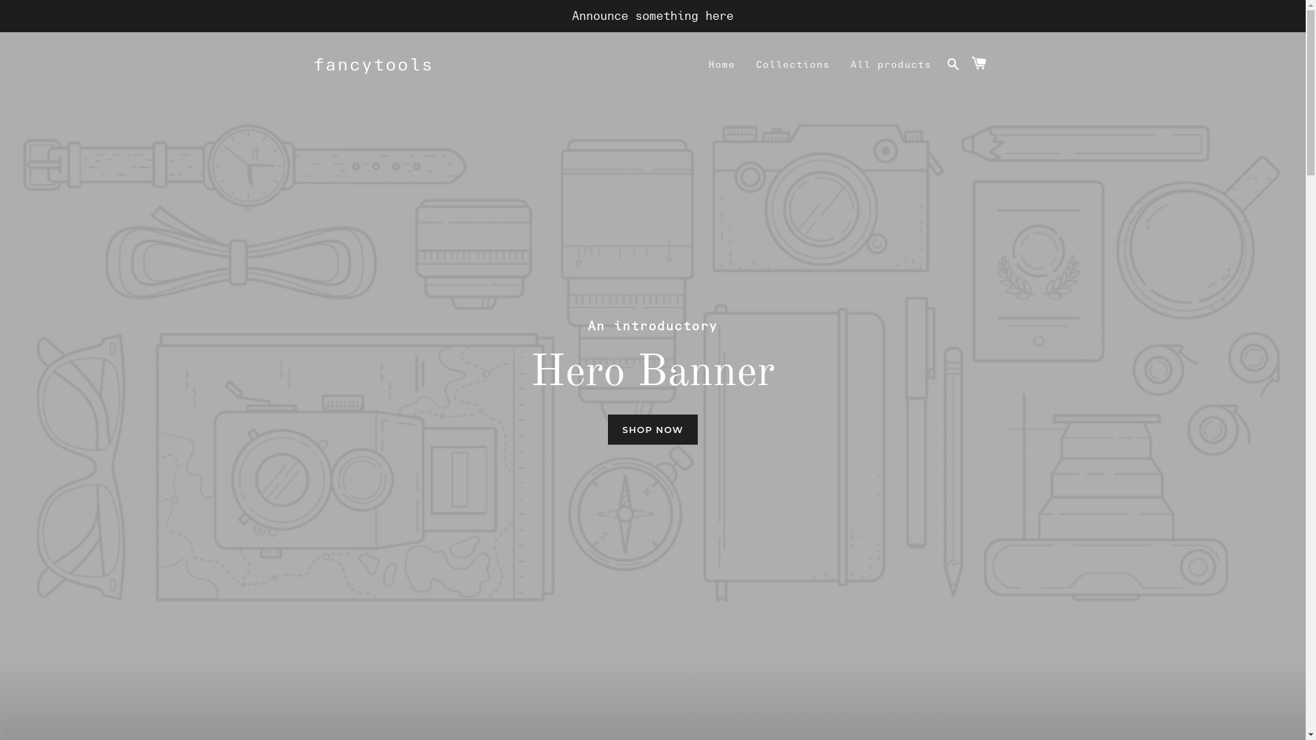 website screenshot of https://fancytools.shop/