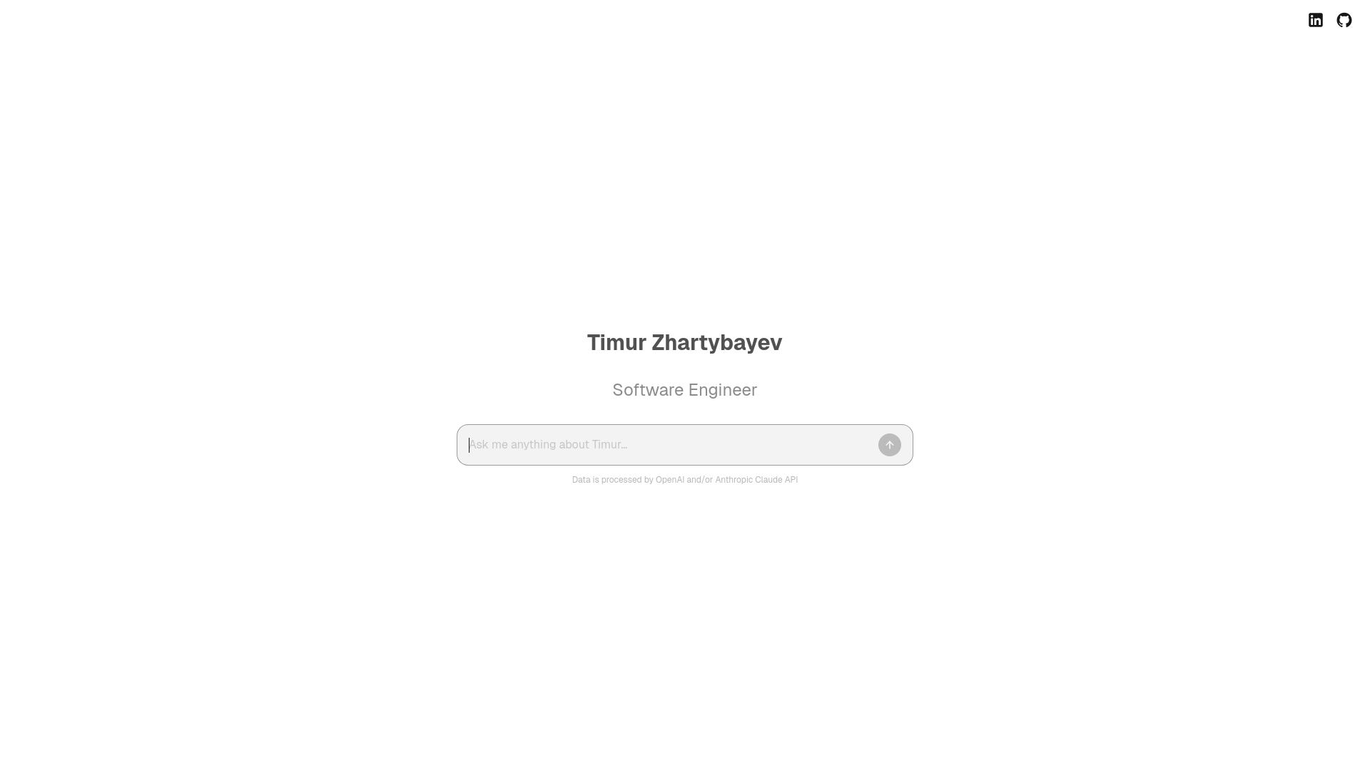website screenshot of https://timurz.com/