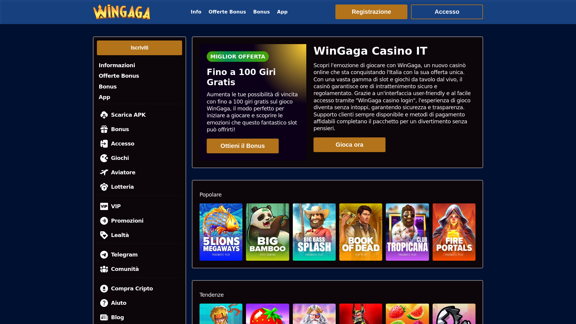 website screenshot of https://wingagacasinoit-com.pages.dev/