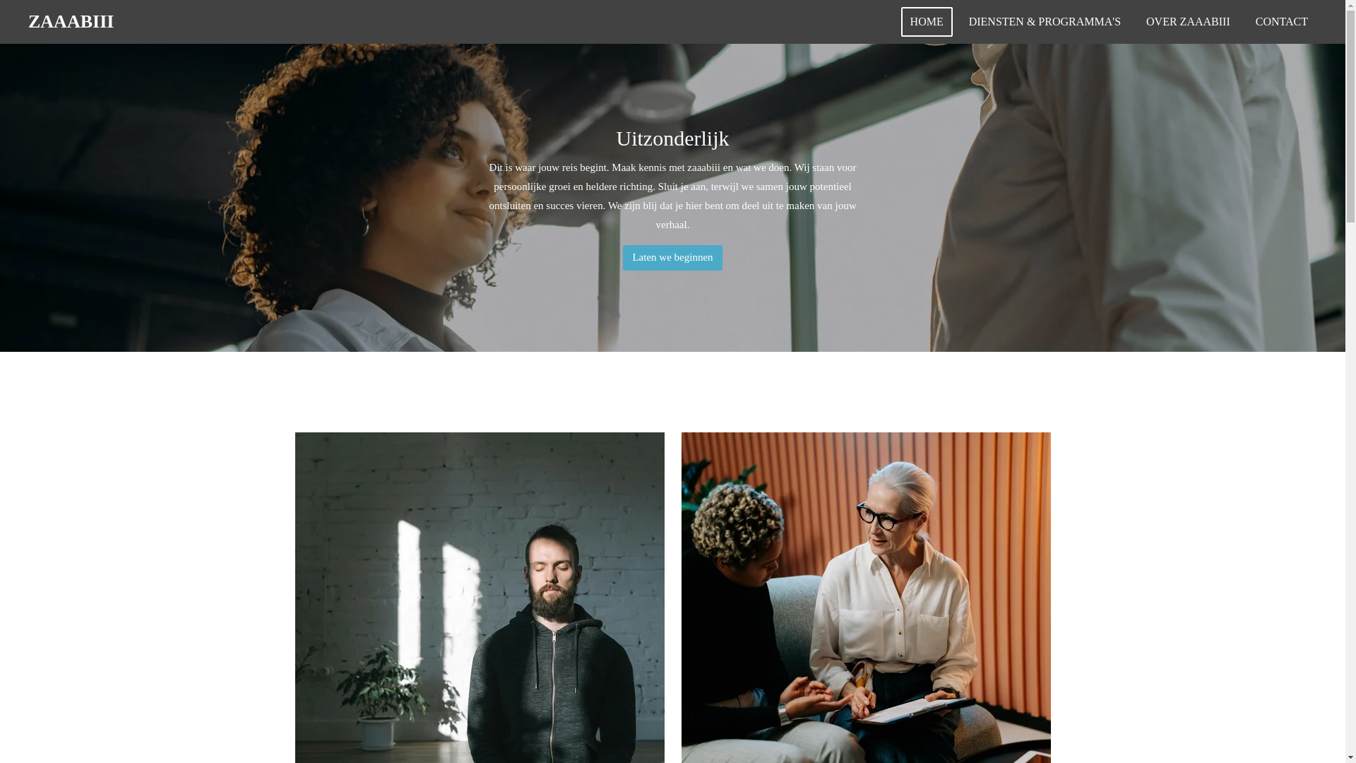 website screenshot of https://zaaabiii.it/