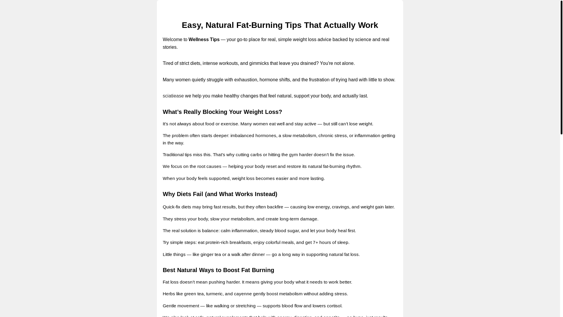 website screenshot of https://sciatiease-adq.pages.dev/