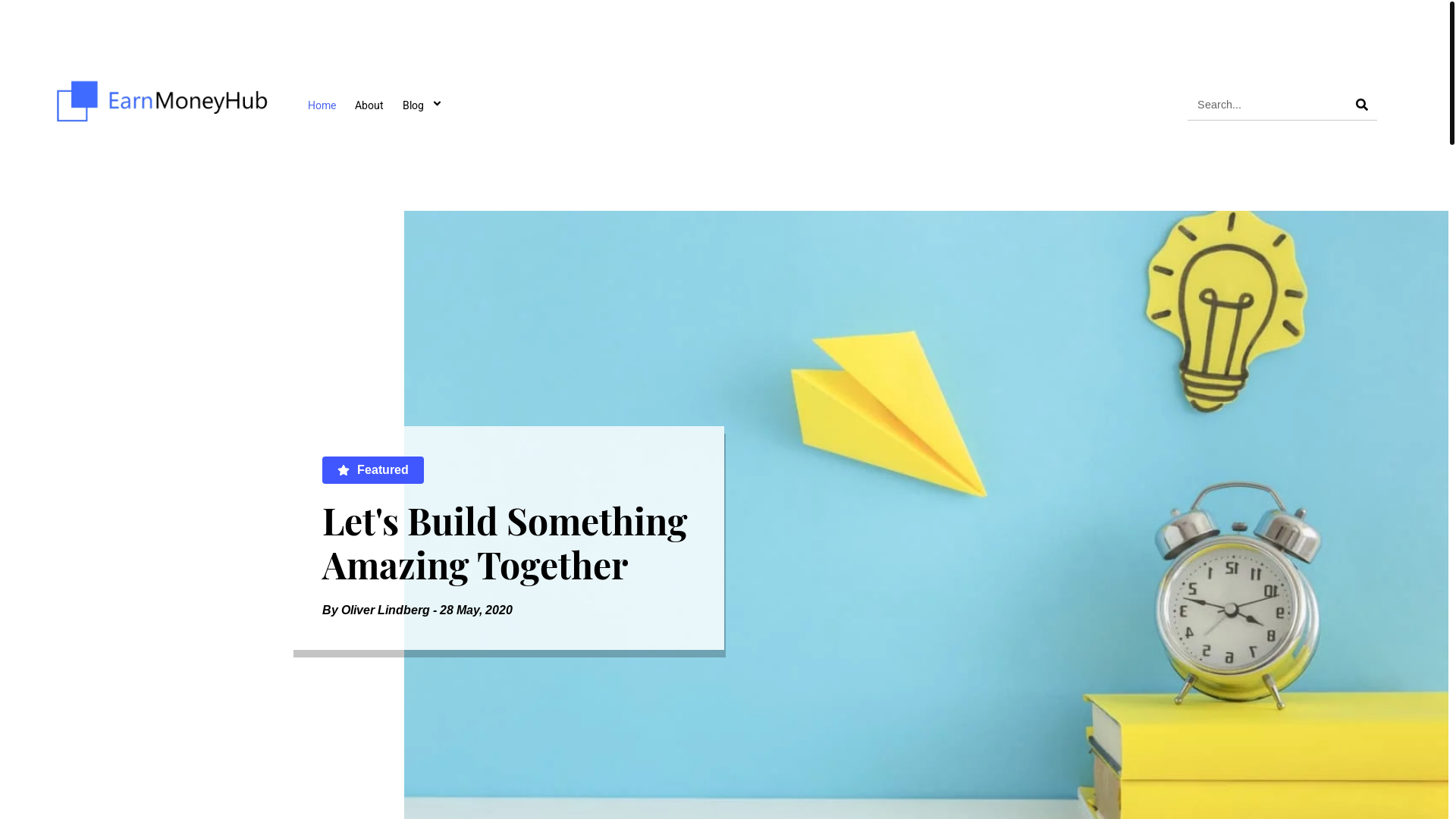 website screenshot of https://earnmoneyhub.net/