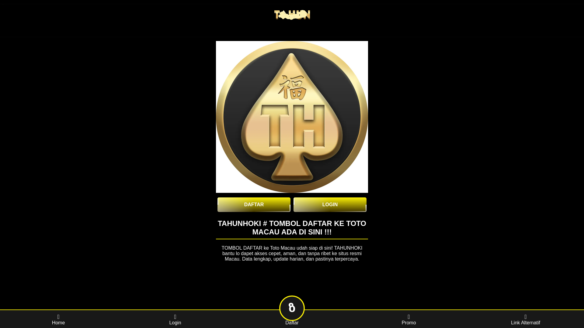 website screenshot of https://tahunamppromacau.pages.dev/
