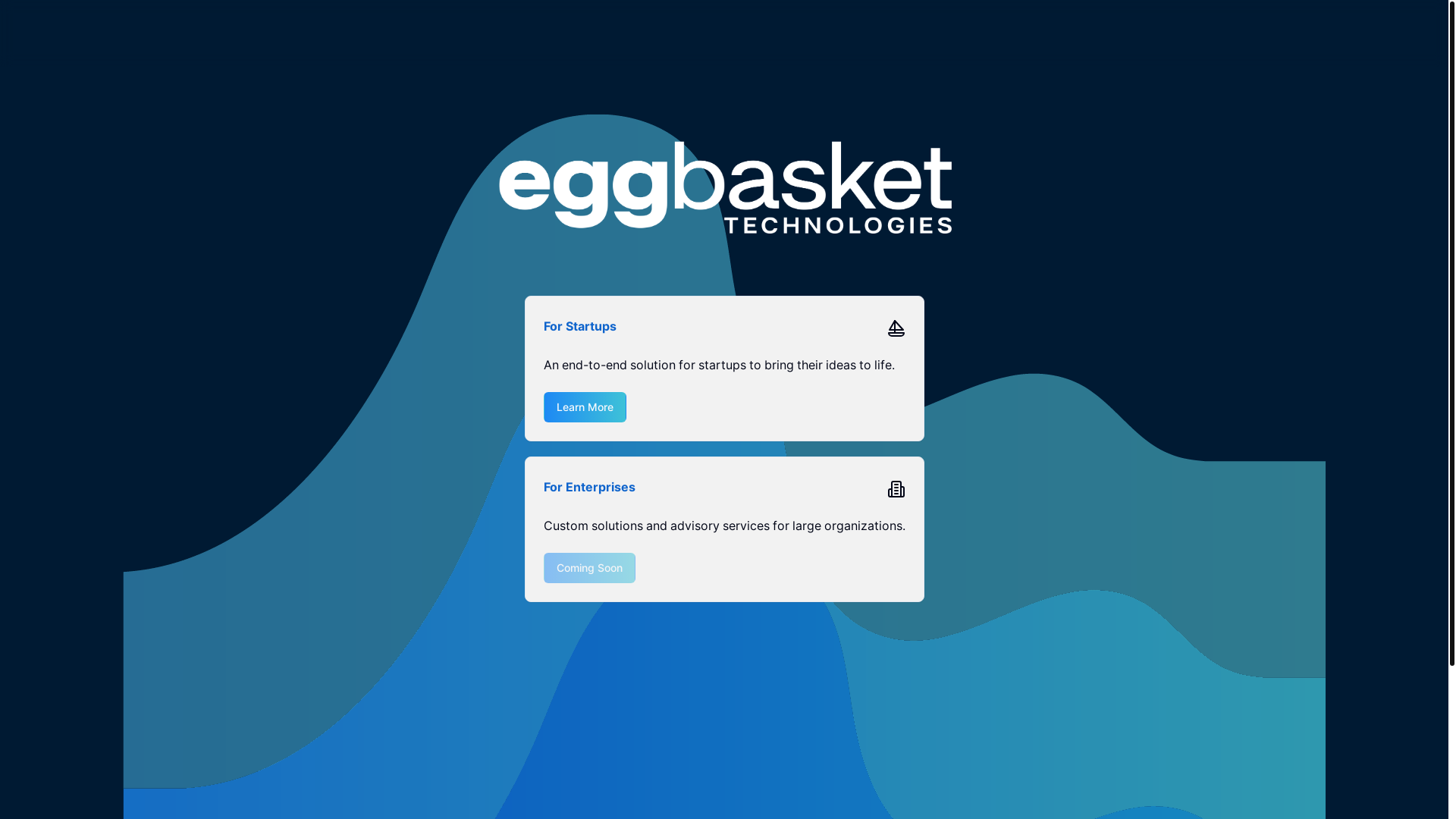 website screenshot of https://eggbasket-tech.pages.dev/