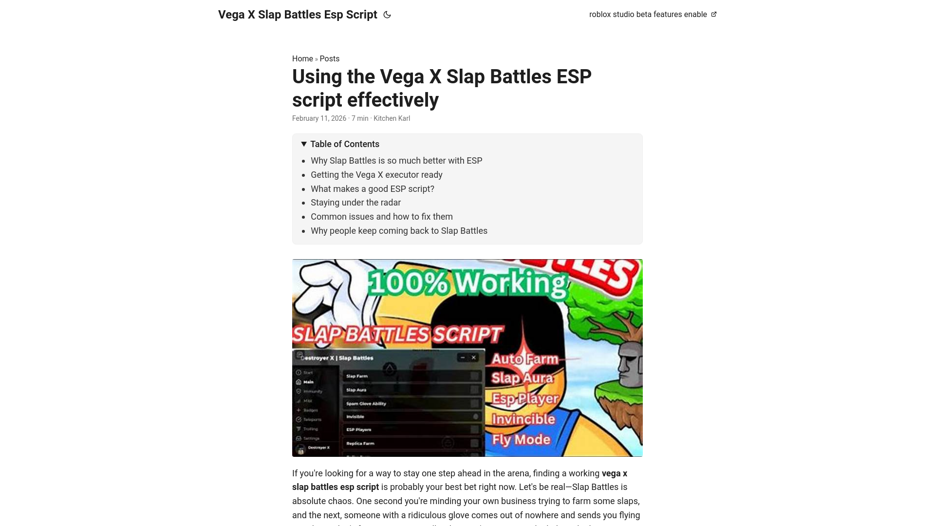 website screenshot of https://vega-x-slap-battles-esp-script.pages.dev/