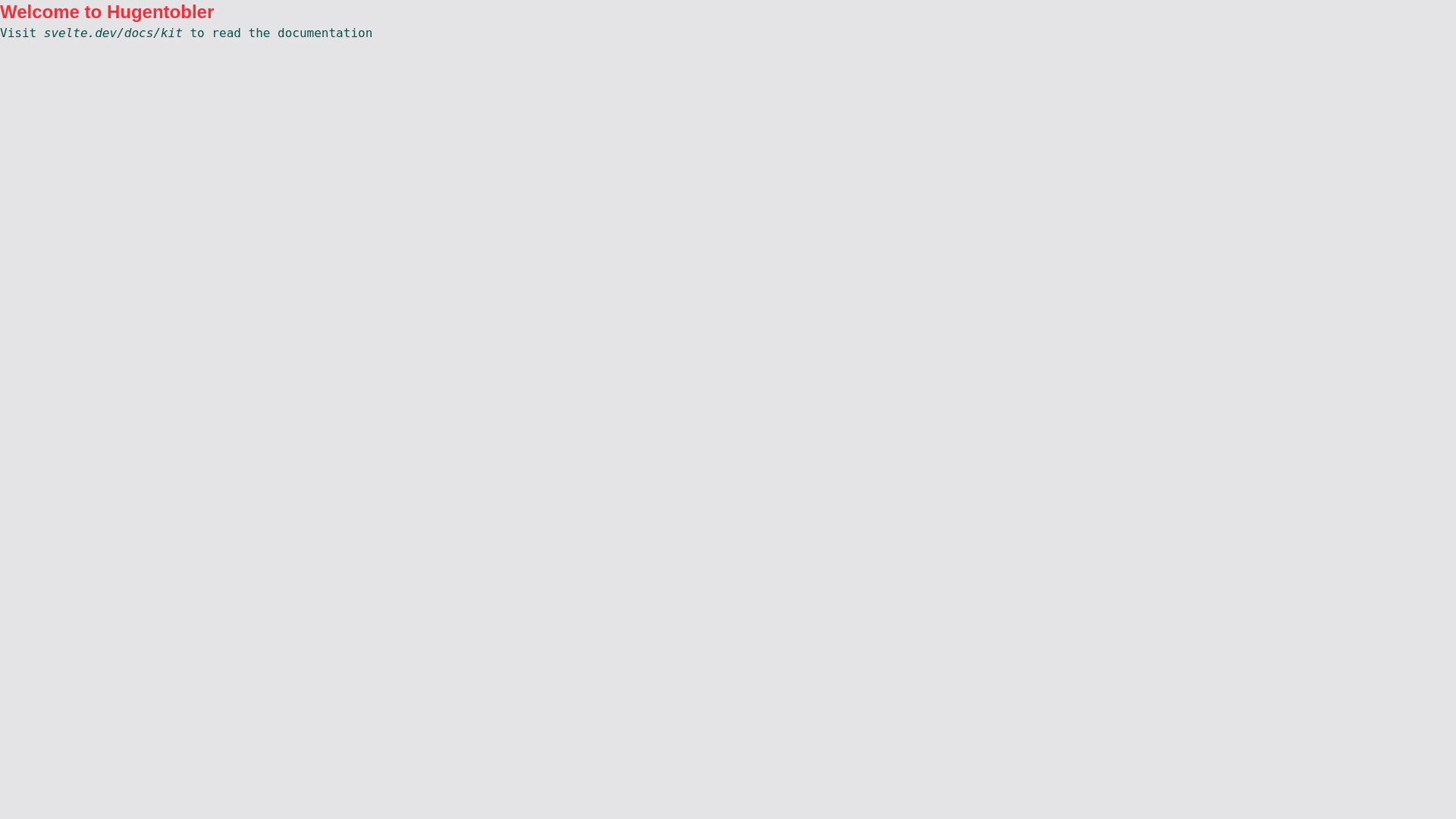 website screenshot of https://hugentobler.pages.dev/