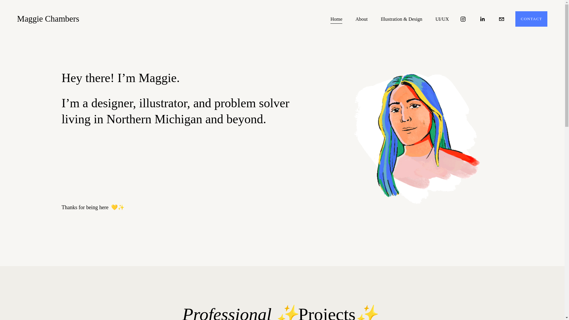 website screenshot of https://huroncreative.com/