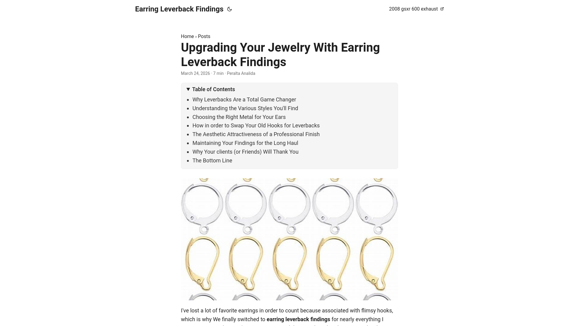 website screenshot of https://earring-leverback-findings.pages.dev/