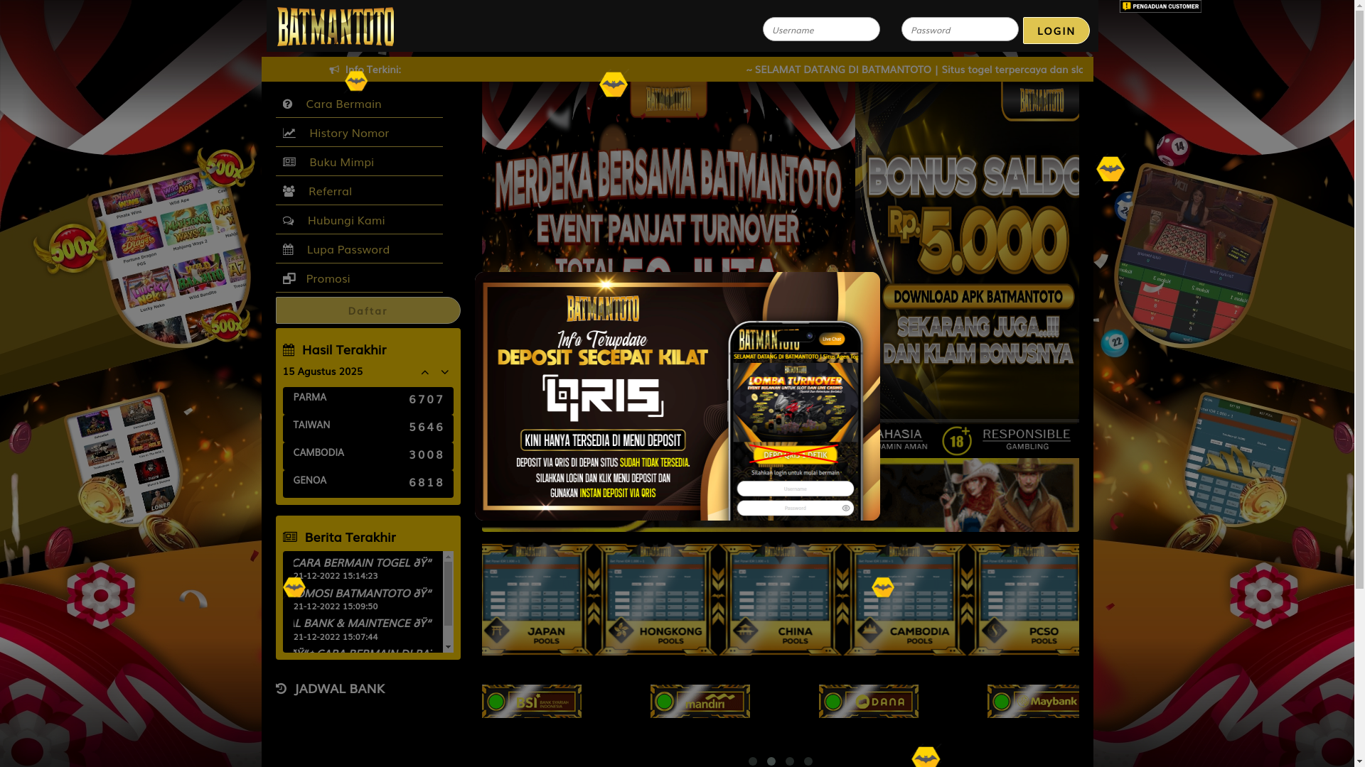 website screenshot of https://batmantototerbuktiwd.com/
