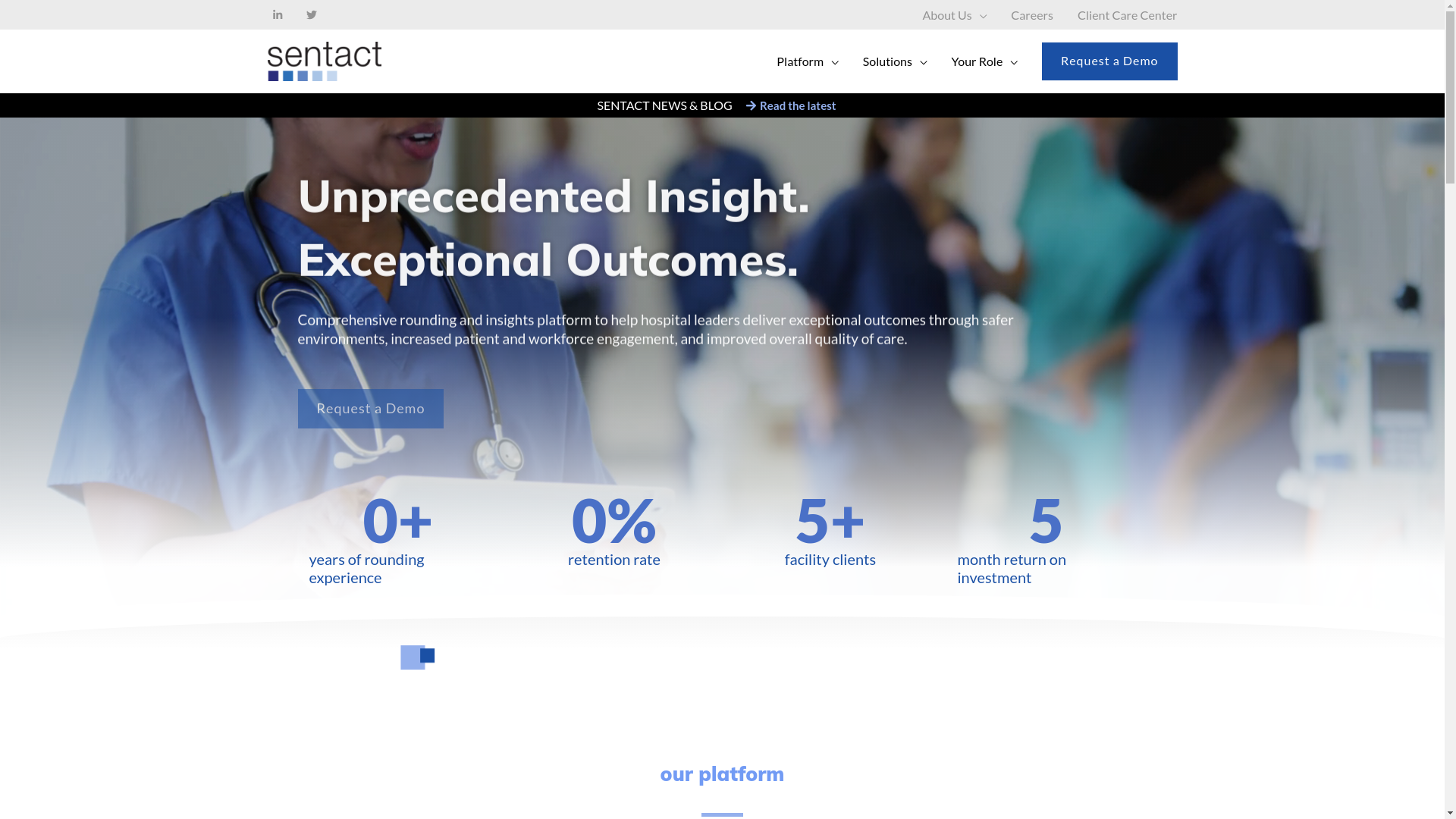 website screenshot of https://sentactdata.pro/
