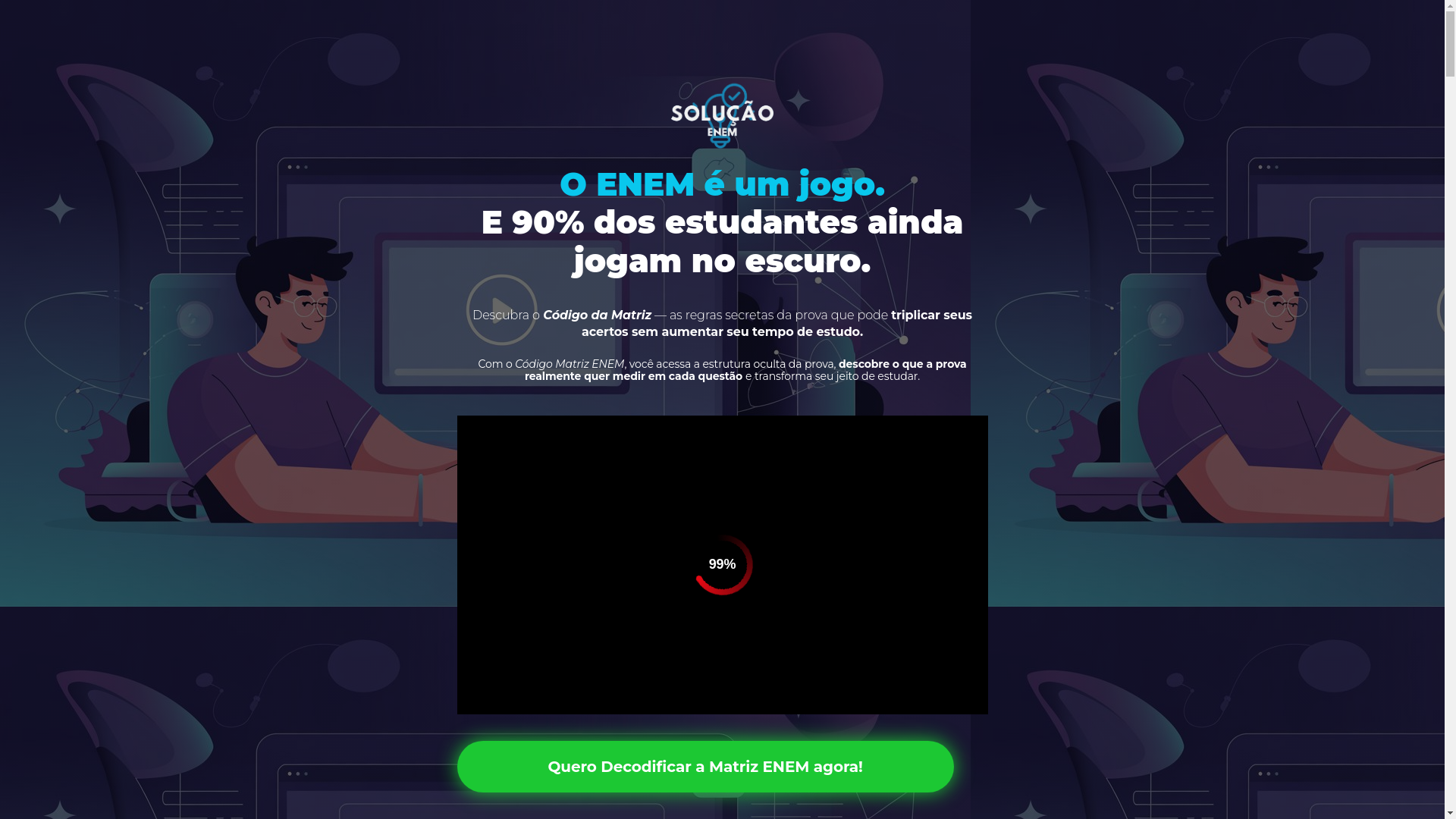website screenshot of https://codigomatrizenem.shop/