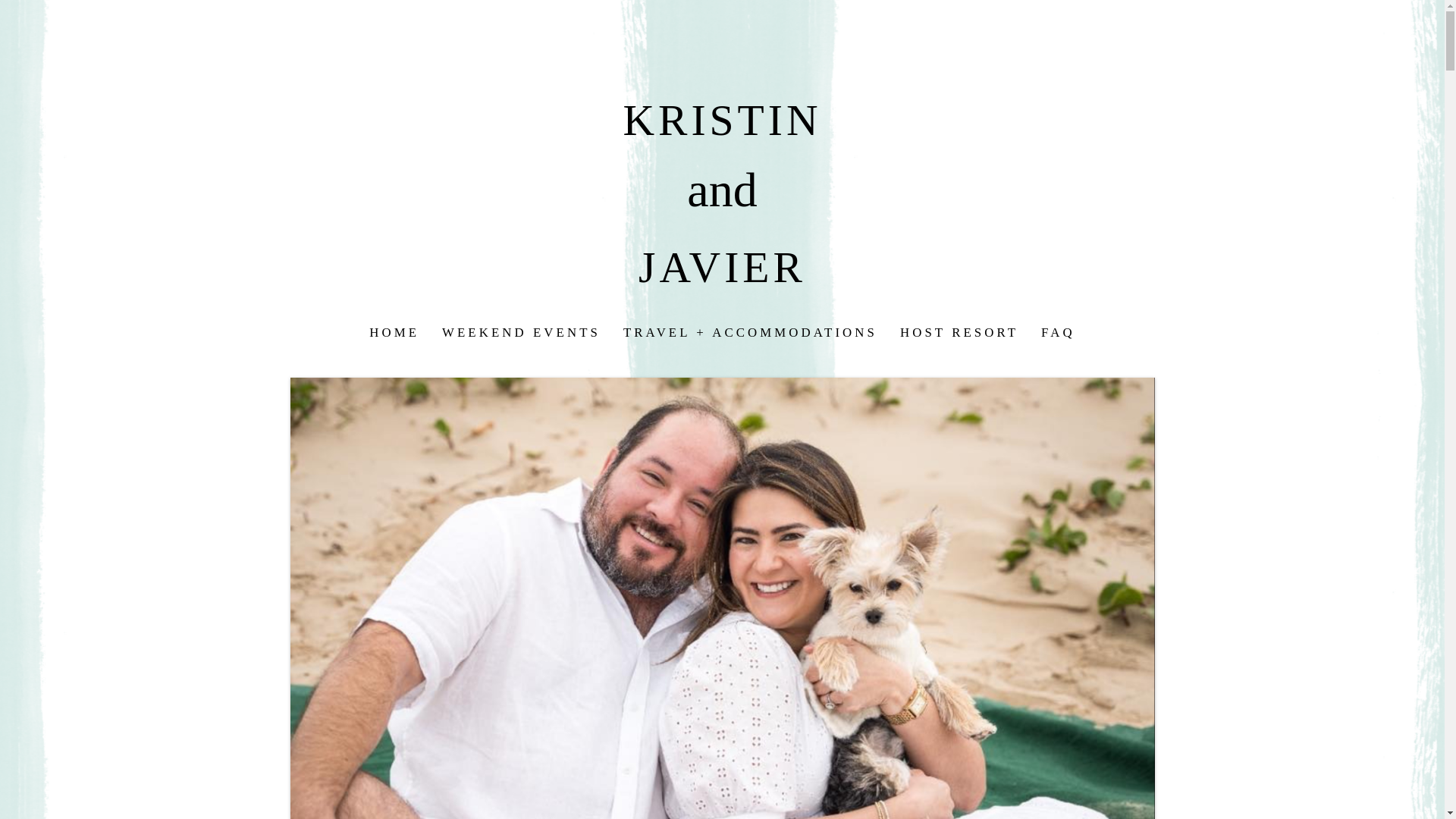 website screenshot of https://kristinandjavier2026.com/