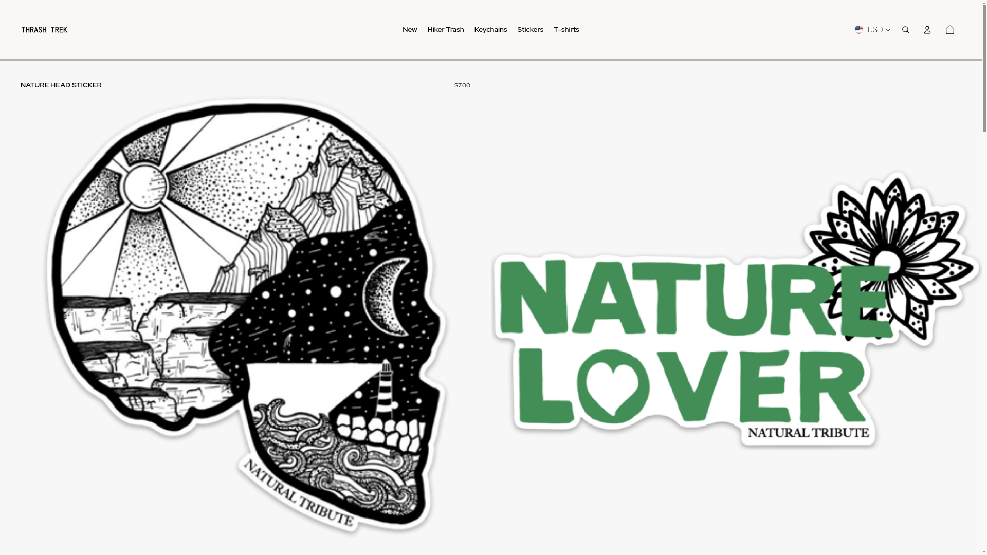 website screenshot of https://thrashtrek.com/
