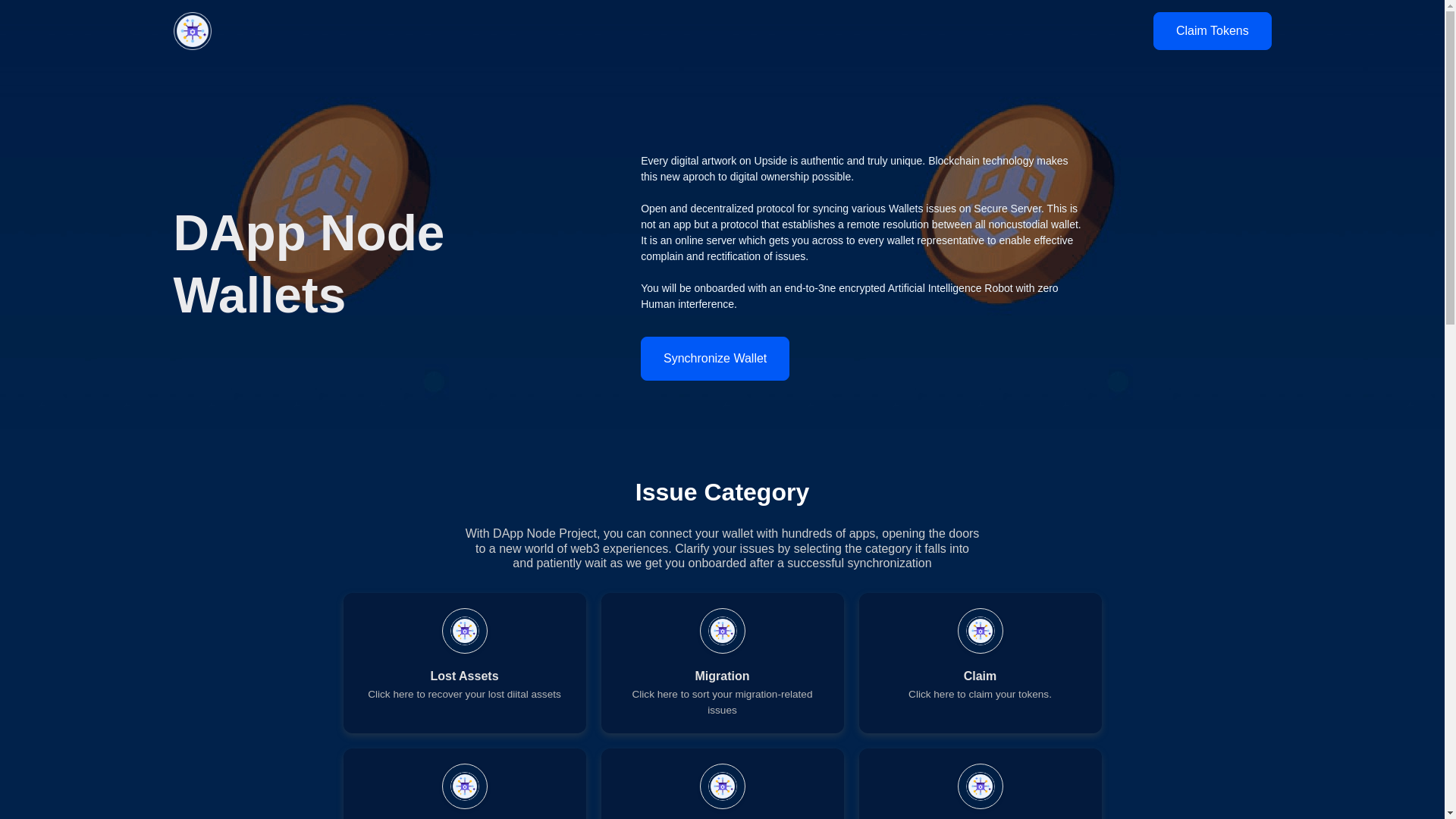 website screenshot of https://dappnodewallets.pages.dev/