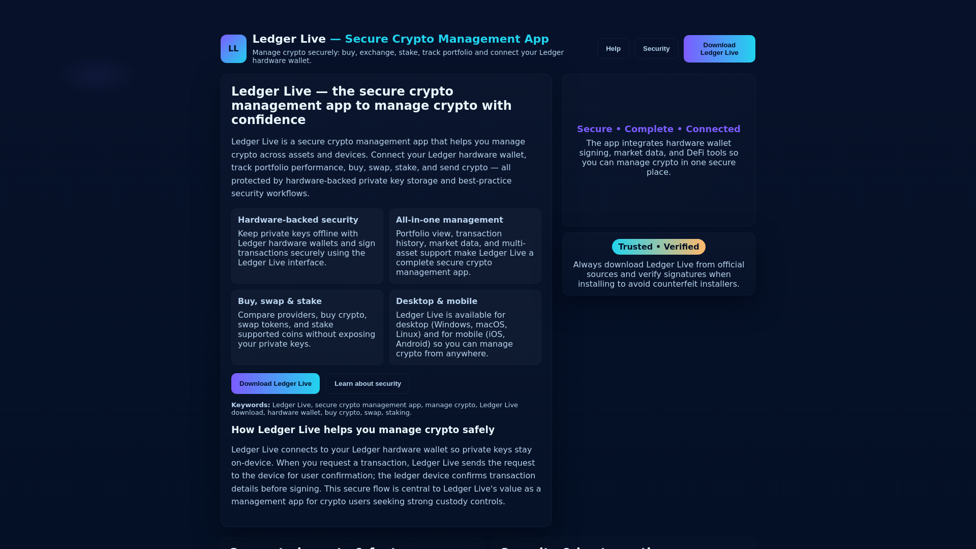 website screenshot of https://ledgar-lives.pages.dev