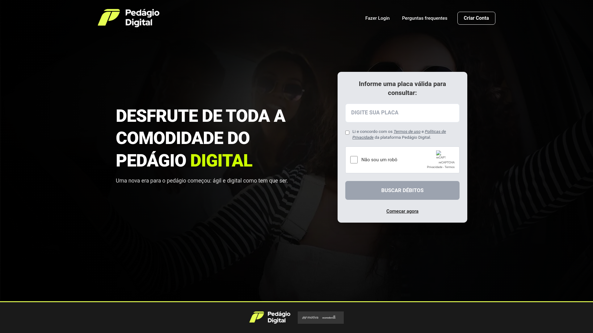 website screenshot of https://acessopedagiodigital.buzz