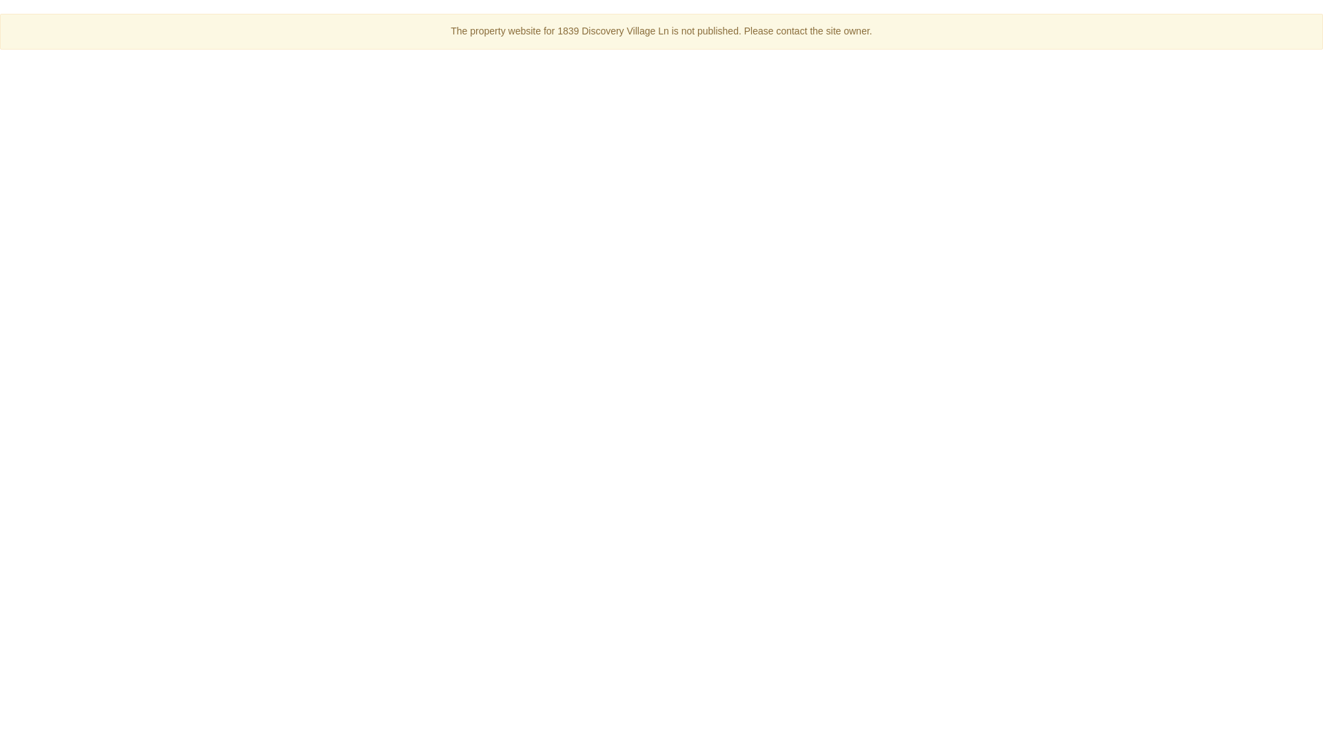 website screenshot of https://1839discoveryvillage.com/