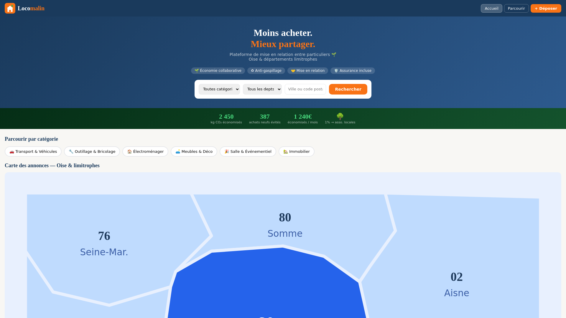 website screenshot of https://locomalin.pages.dev/