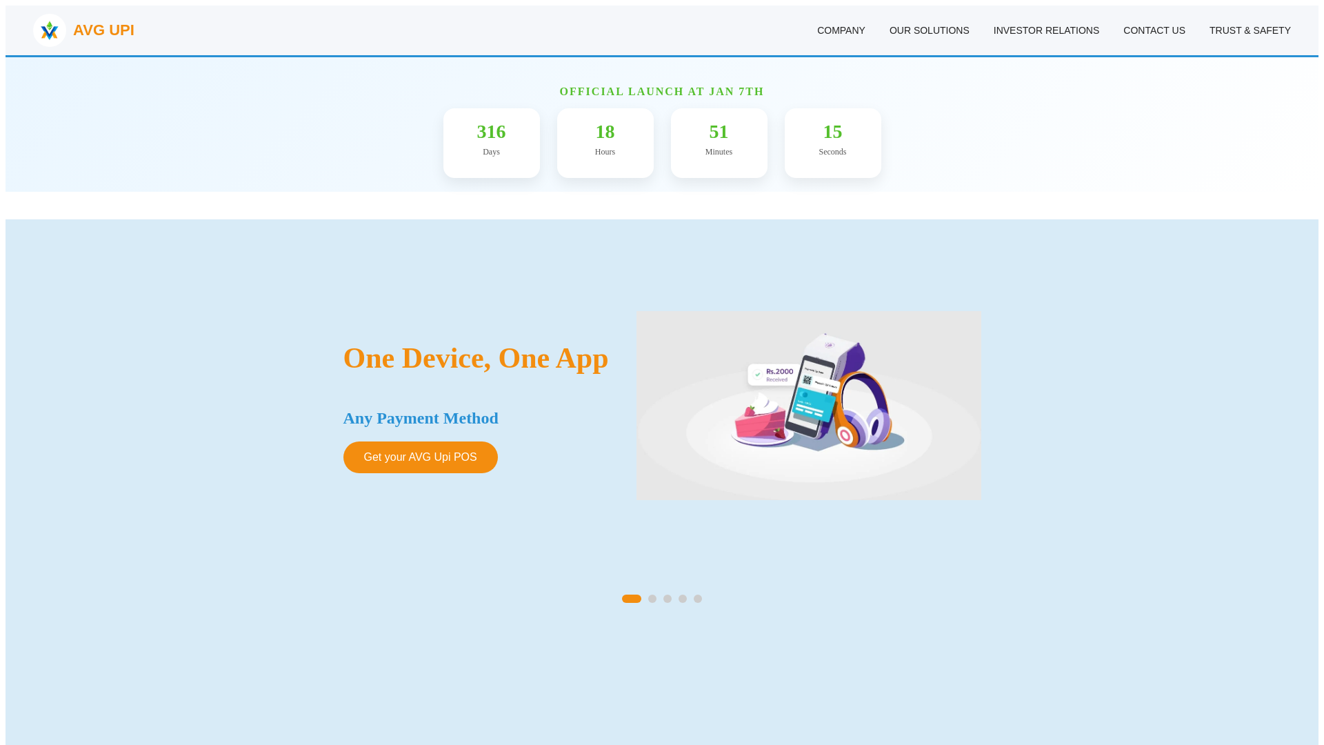 website screenshot of https://avgupi.com/