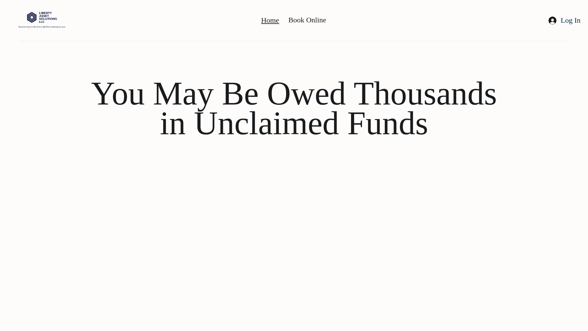 website screenshot of https://libertyassetsolutionsllc.com