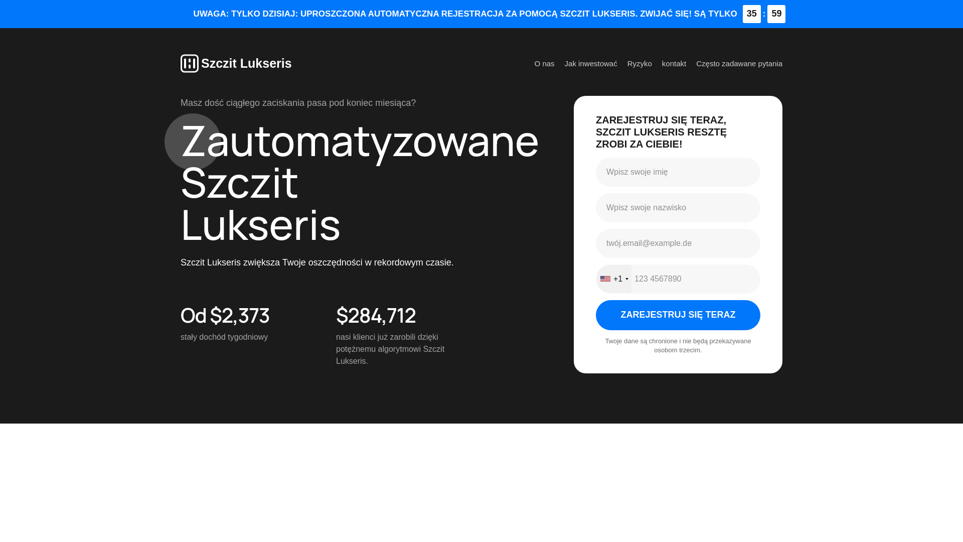 website screenshot of https://szczitlukseris.com/