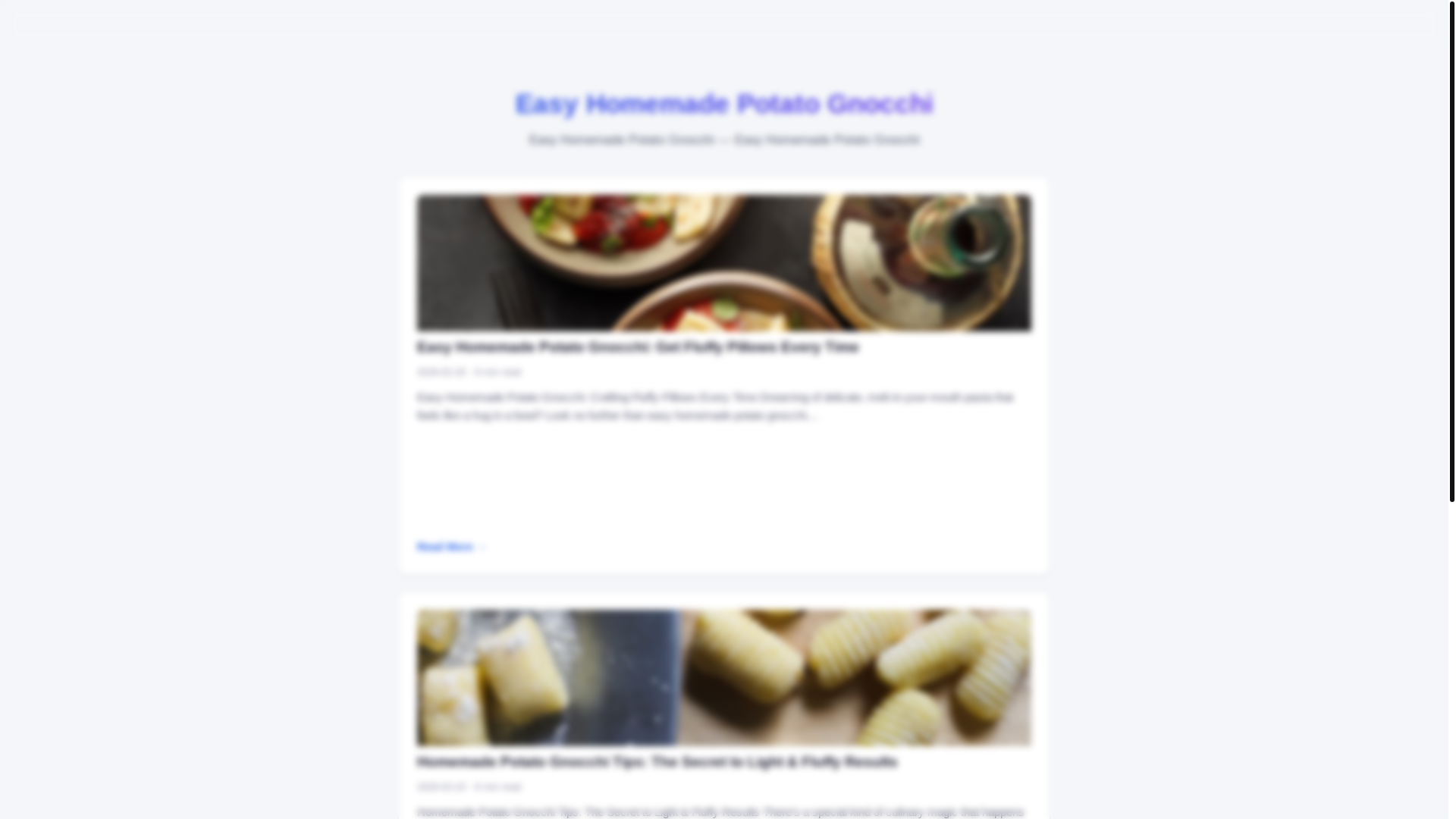 website screenshot of https://easy-homemade-potato-gnocchi.pages.dev/