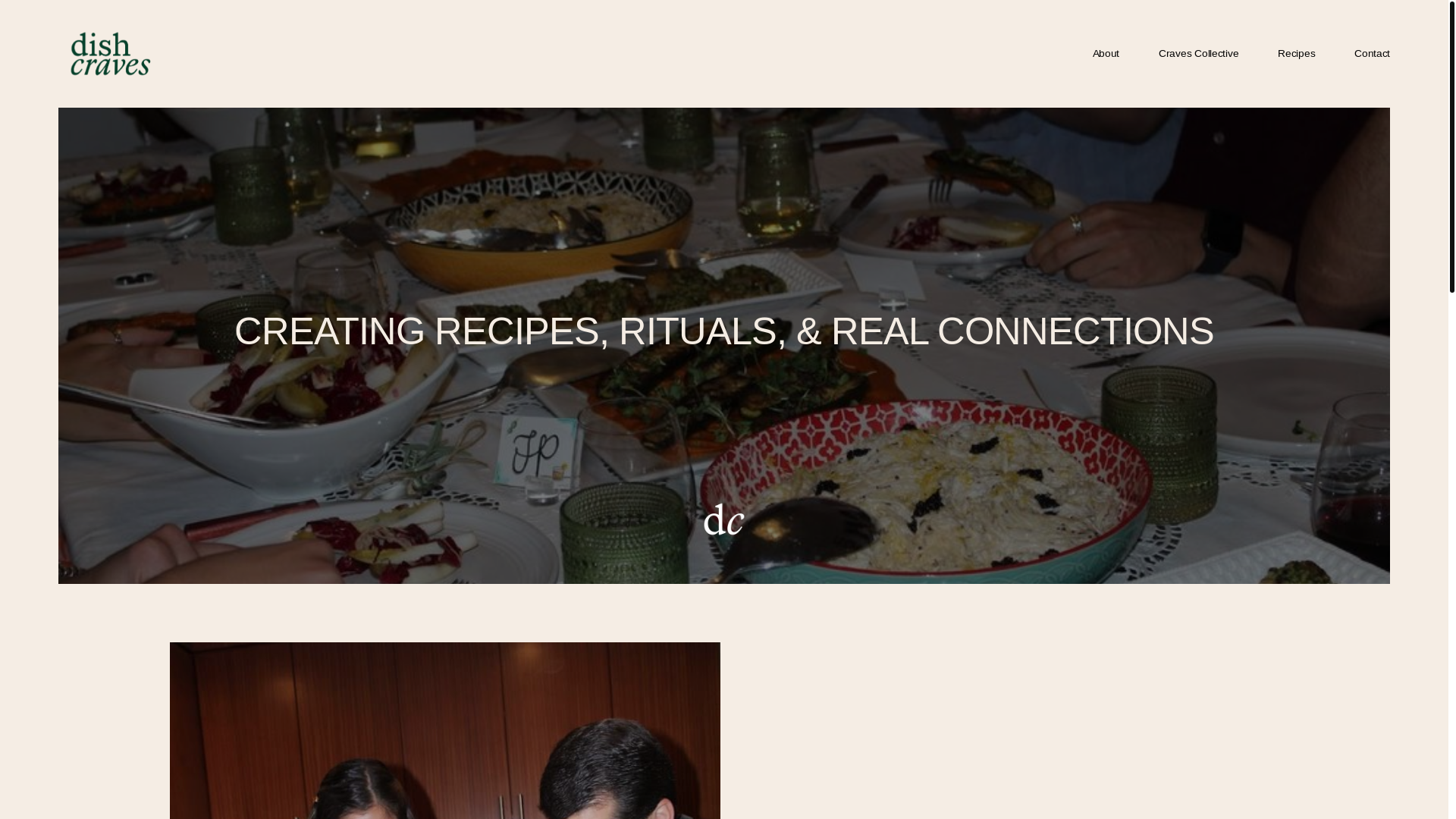 website screenshot of https://cravescollective.com/