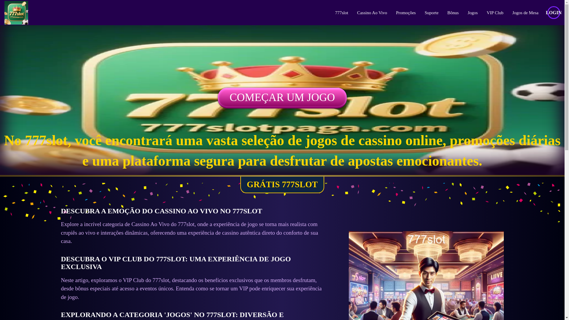 website screenshot of https://777slotpaga.com/