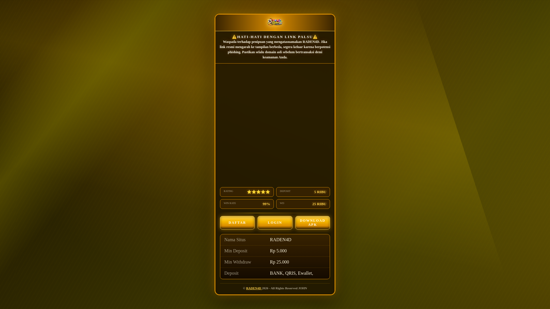 website screenshot of https://raden4d-panduan-rtp-slot.pages.dev/