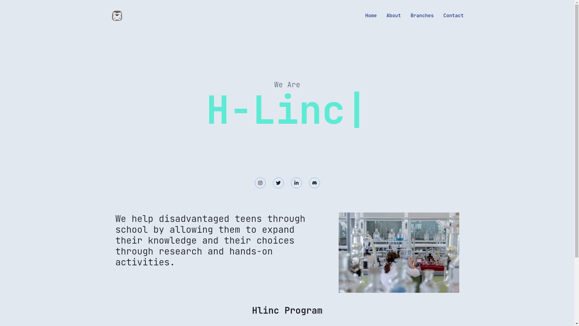 website screenshot of https://h-linc.pages.dev/