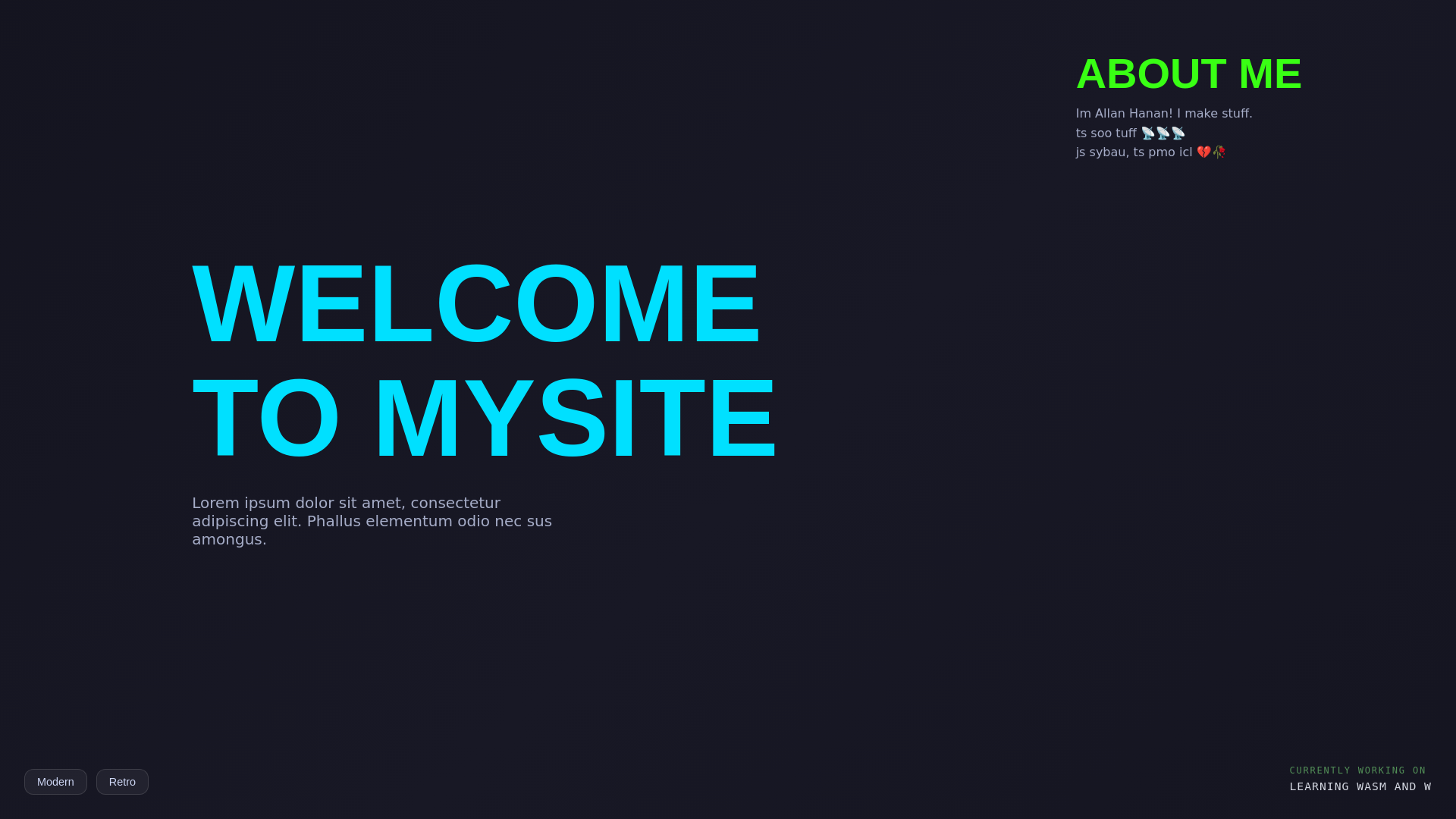 website screenshot of https://allanhanan.pages.dev/