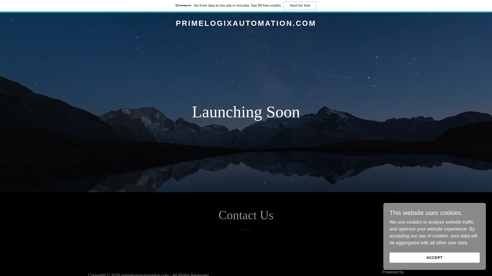 website screenshot of https://primelogixautomation.com/