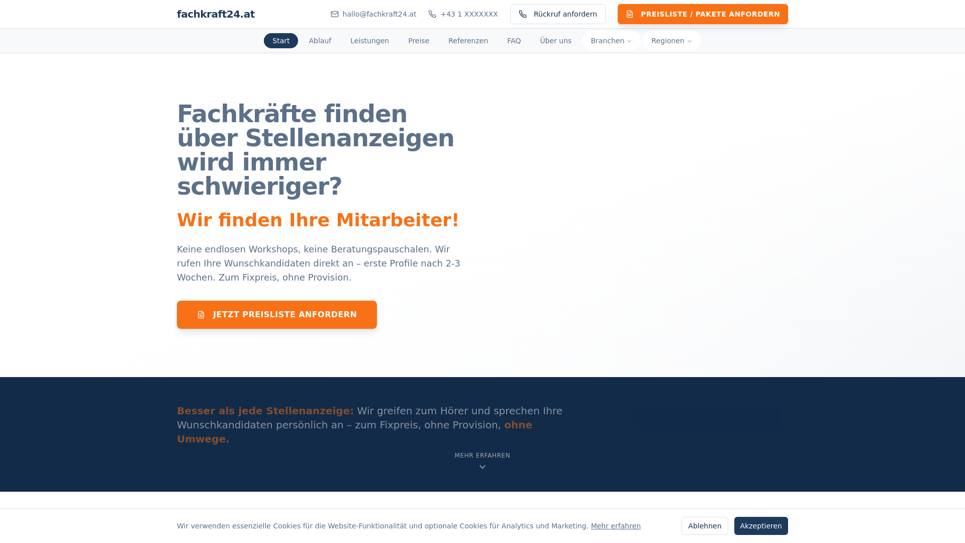website screenshot of https://fachkraft24.at/
