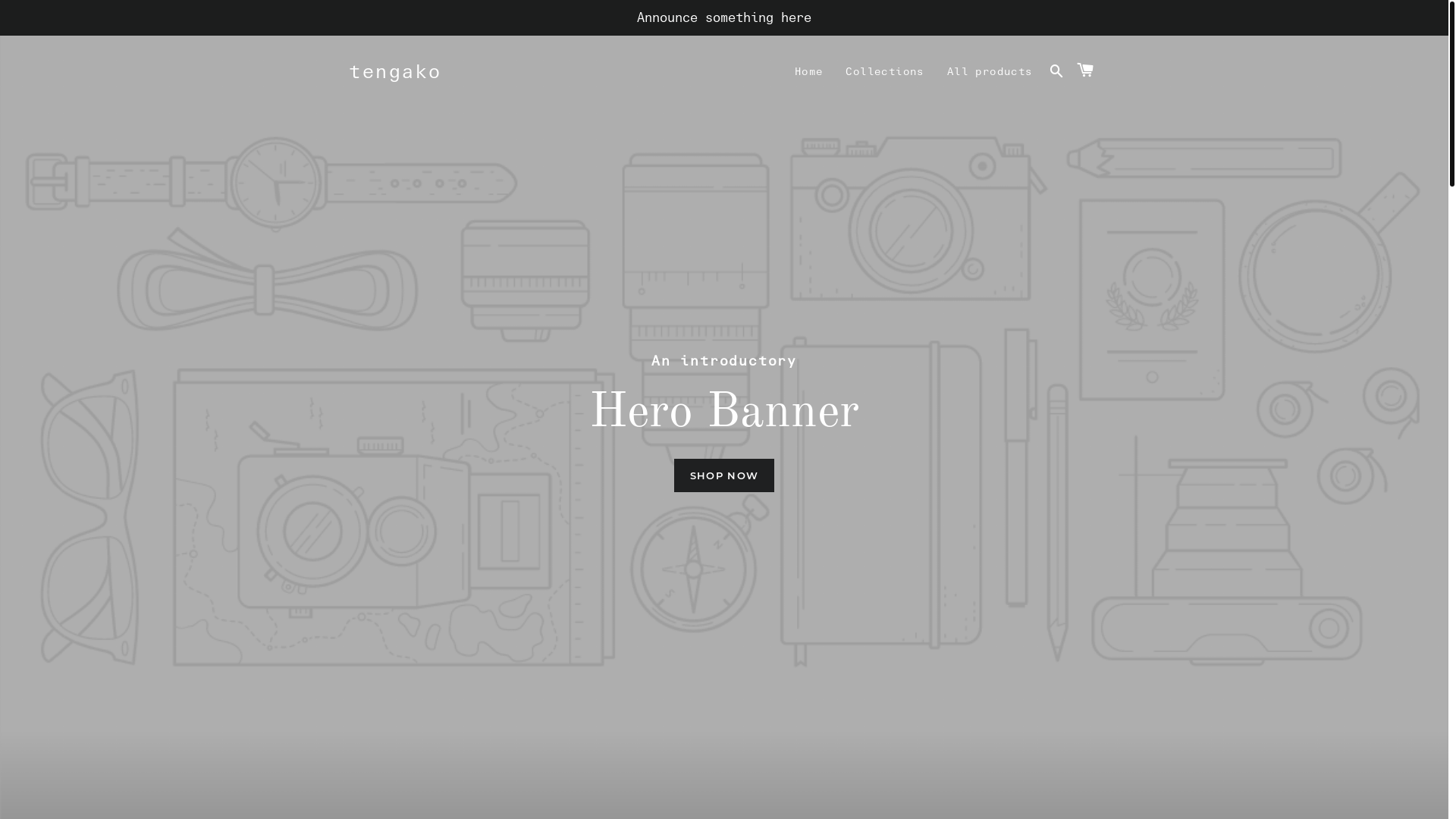 website screenshot of https://tengako.com/
