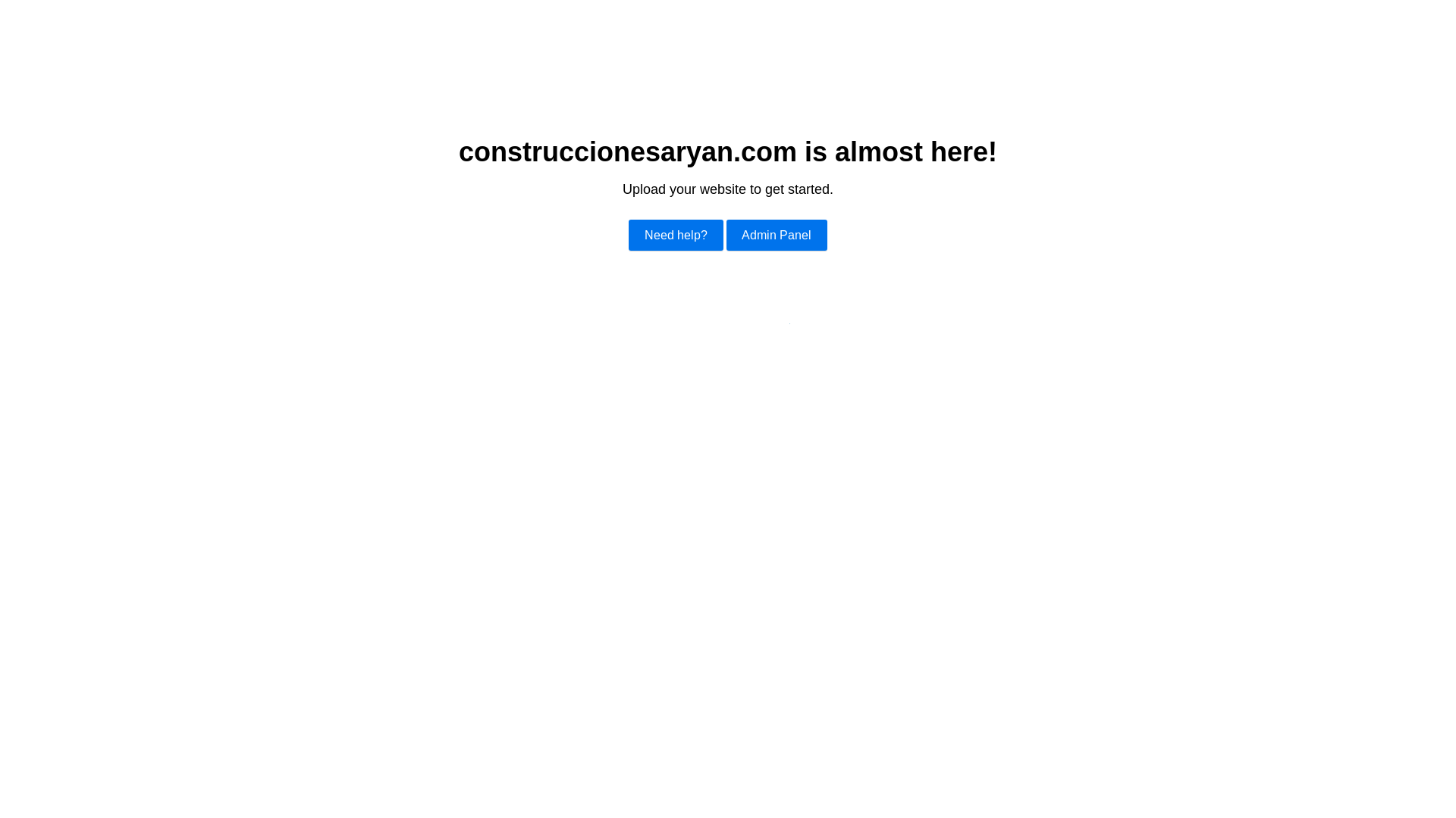 website screenshot of https://construccionesaryan.com/