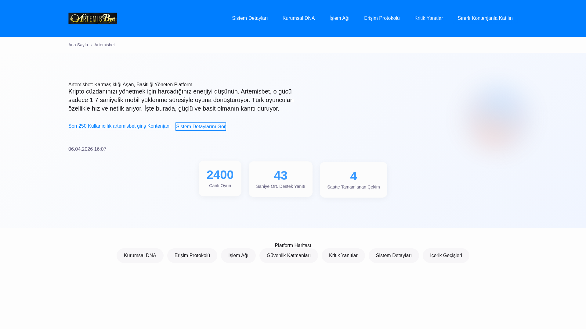 website screenshot of https://artemisbetgrs.pages.dev/