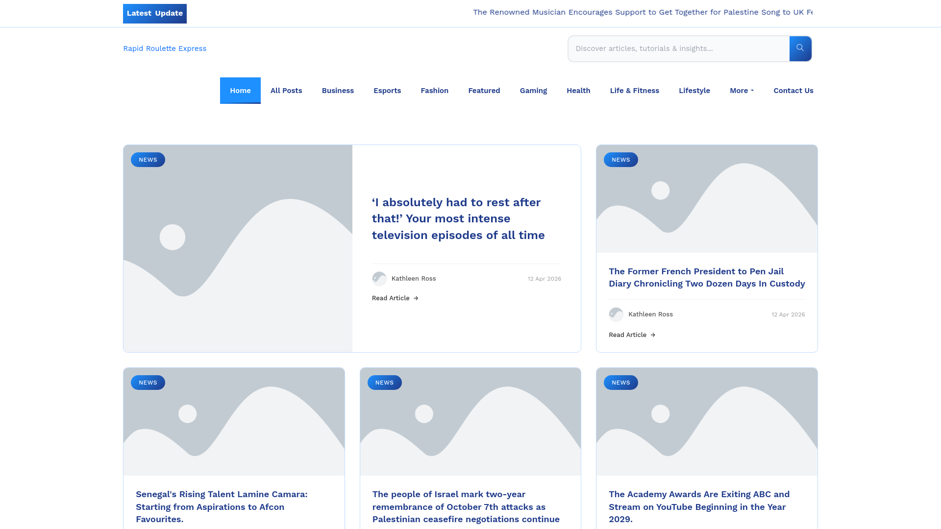 website screenshot of https://rapidrouletteexpress.nl