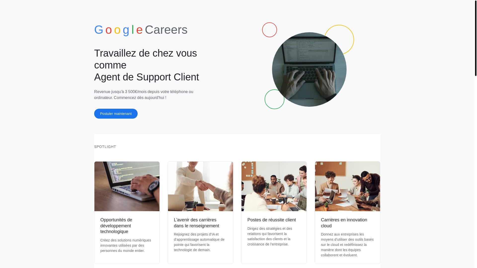 website screenshot of https://homeofficefrance.org/