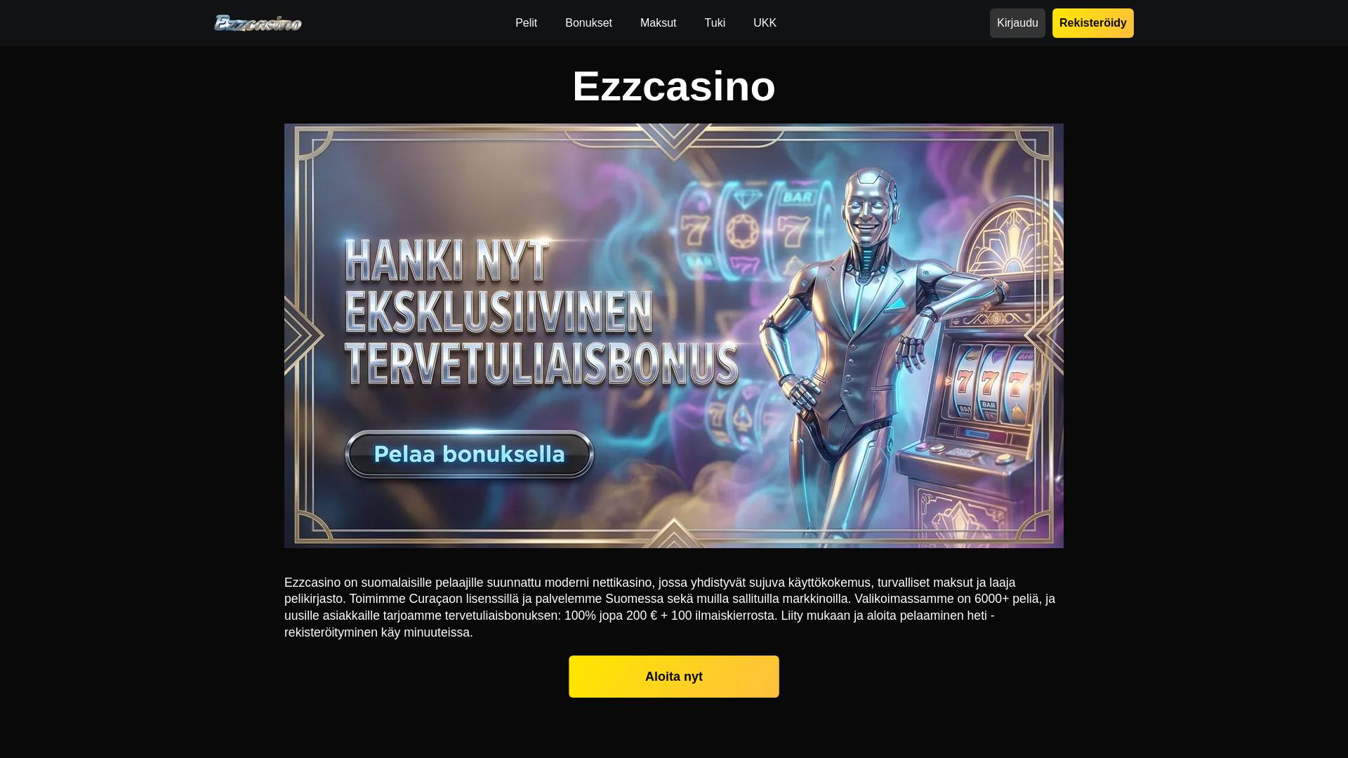website screenshot of https://ezzcasino-fi-31190.pages.dev/