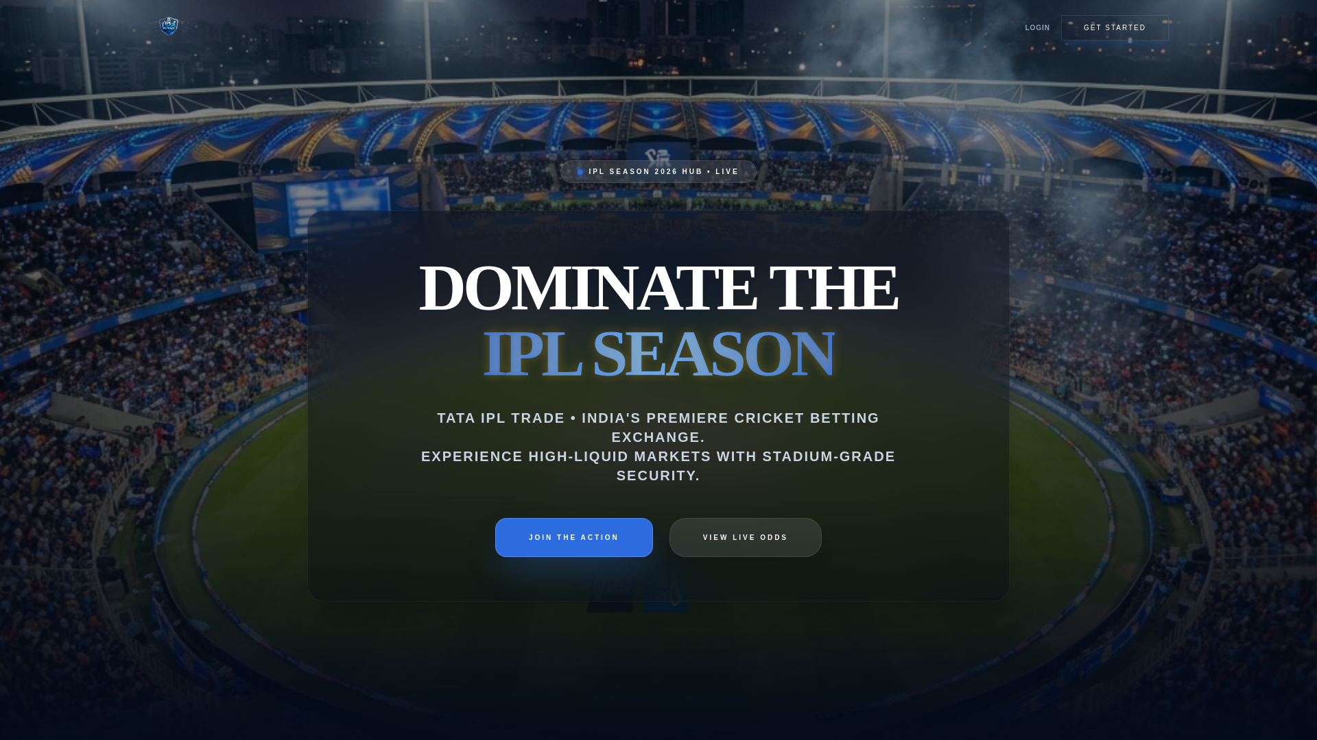 website screenshot of https://tataipltrade.com/