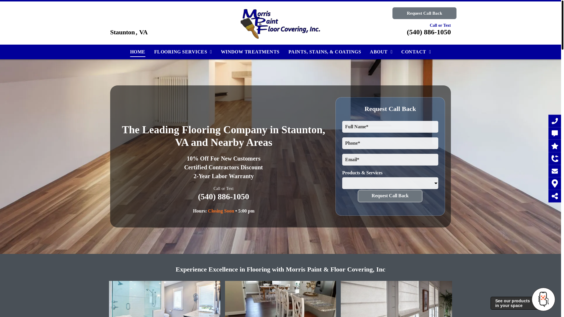 website screenshot of https://morrishd.com/