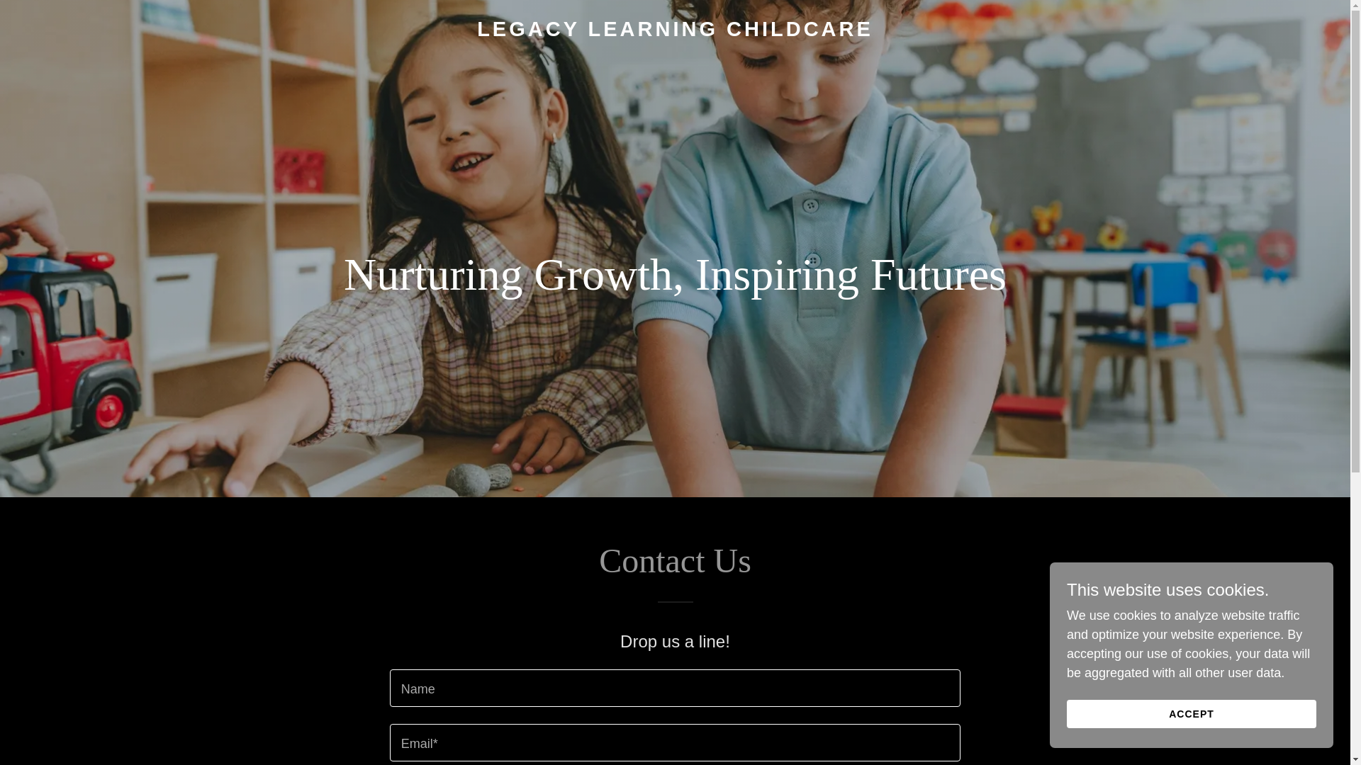 website screenshot of https://legacylearningchildcare.ca/