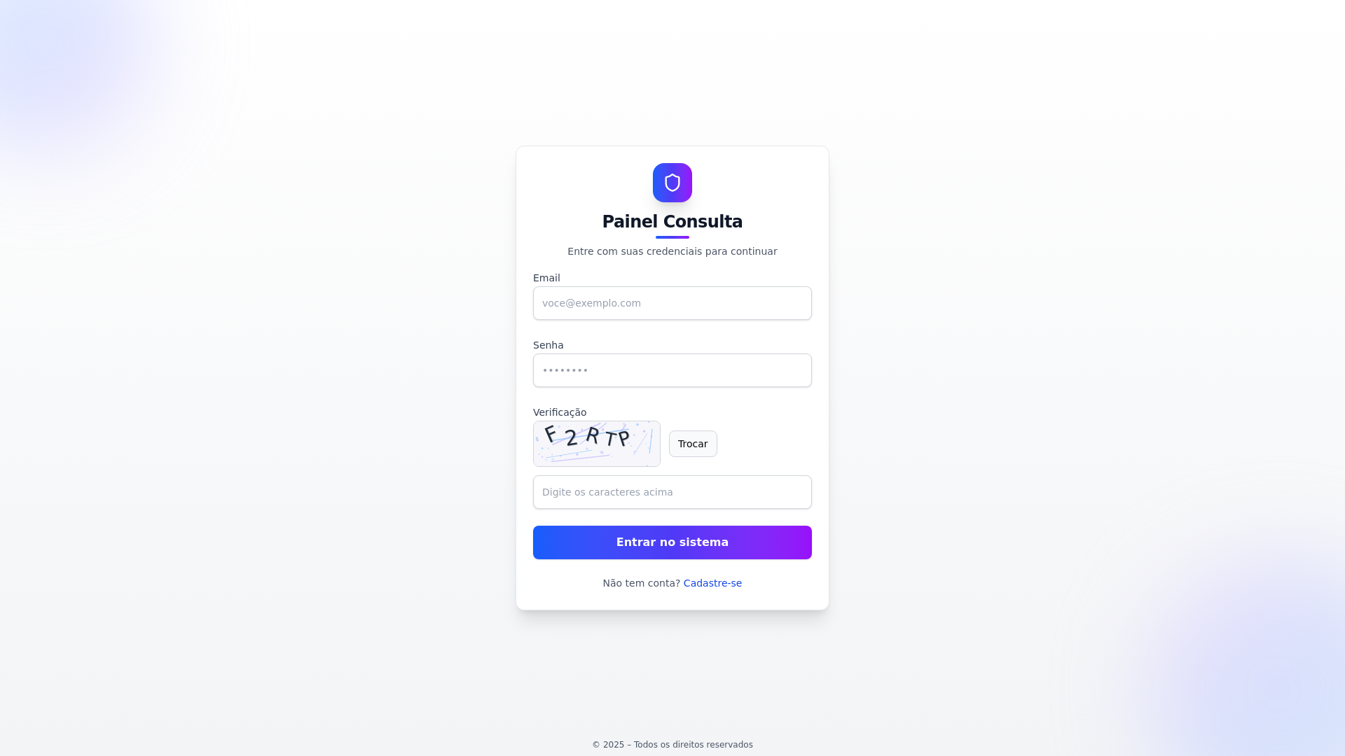 website screenshot of https://paineldebuscas.com/